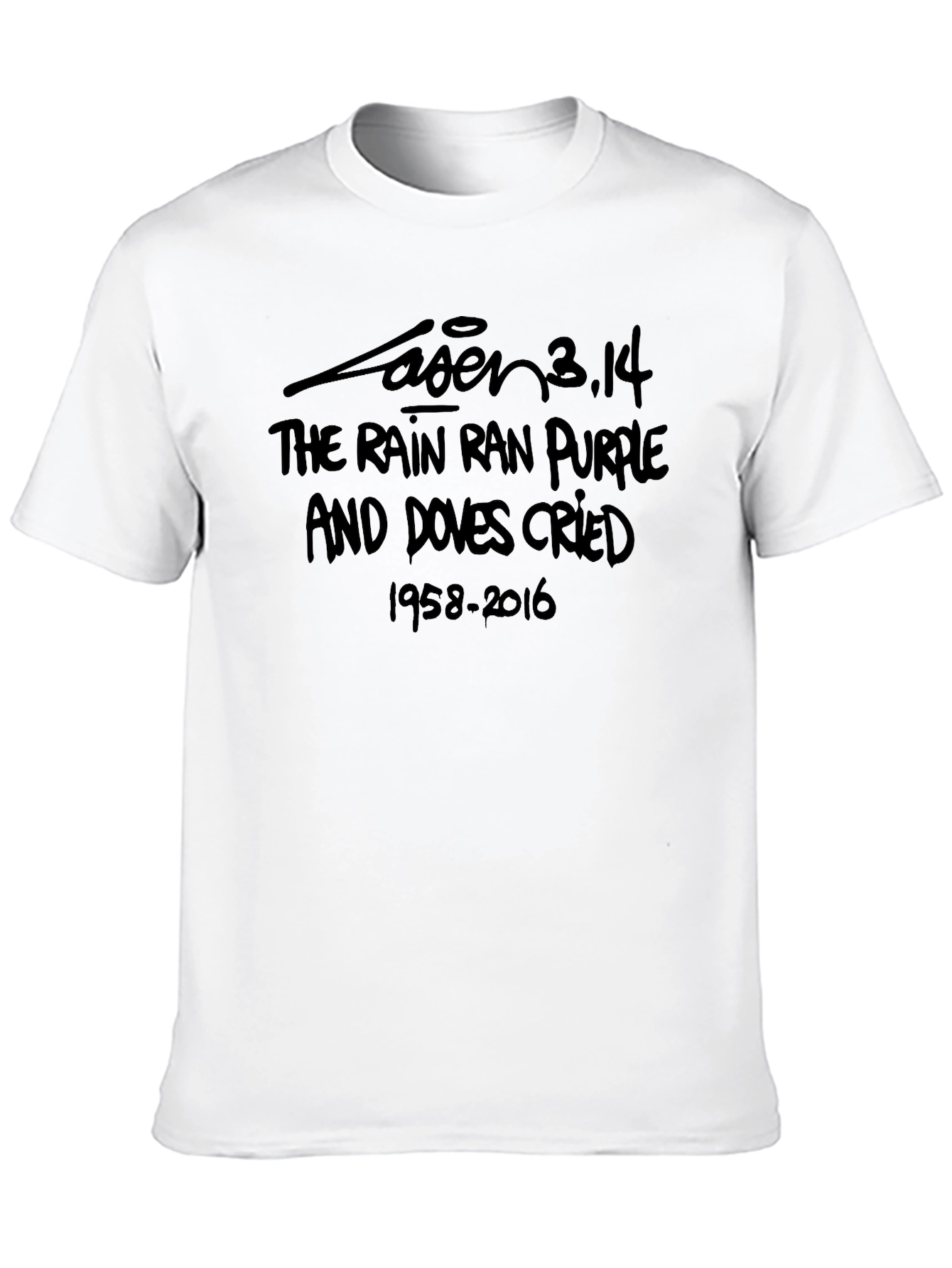 Prince Tribute Black T-Shirt