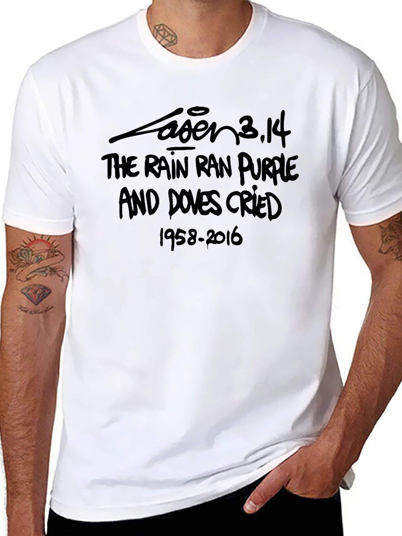 Prince Tribute Black T-Shirt