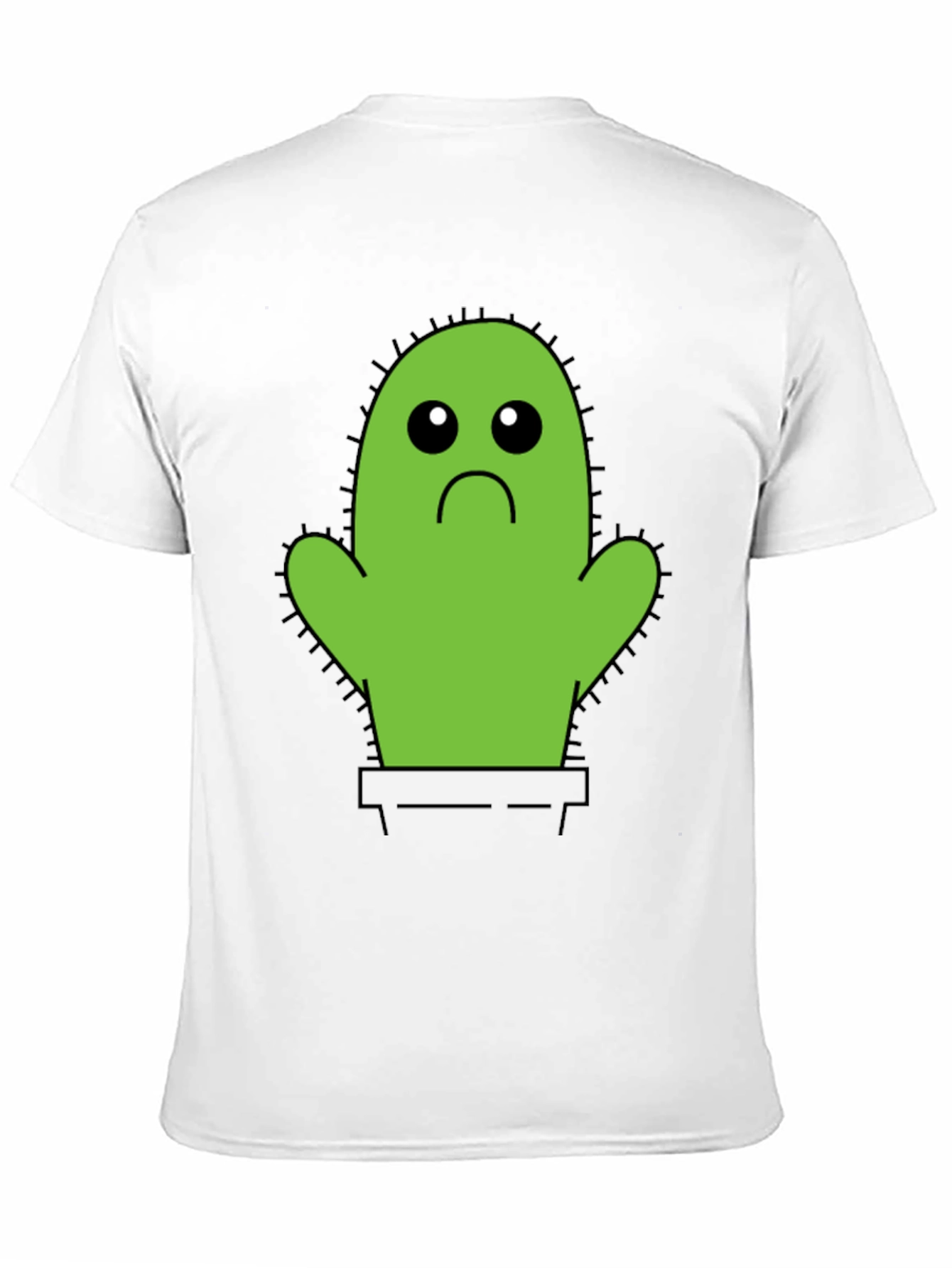 Sad Cactus T-Shirt - Unisex Cotton Tee