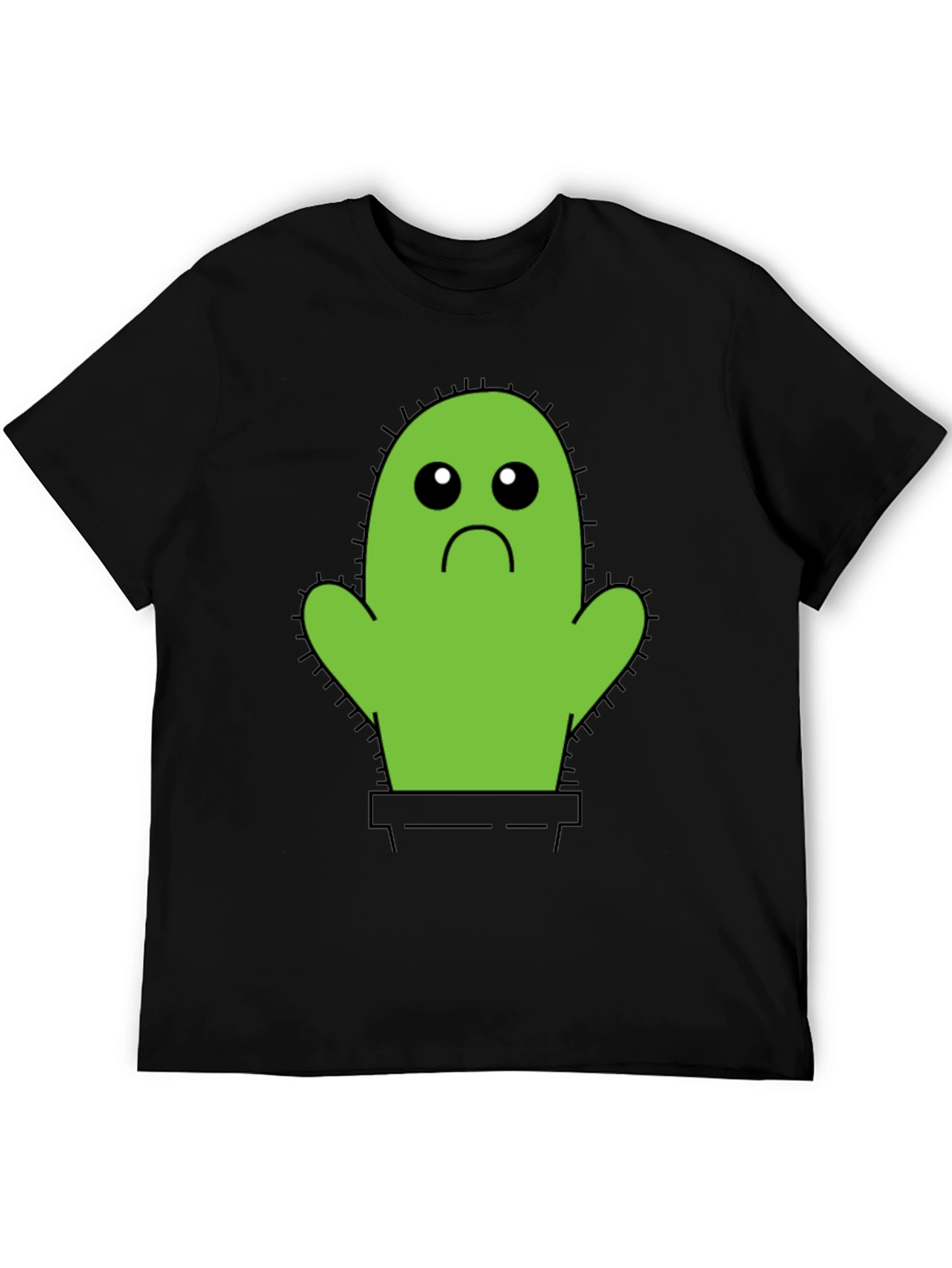 Sad Cactus T-Shirt - Unisex Cotton Tee