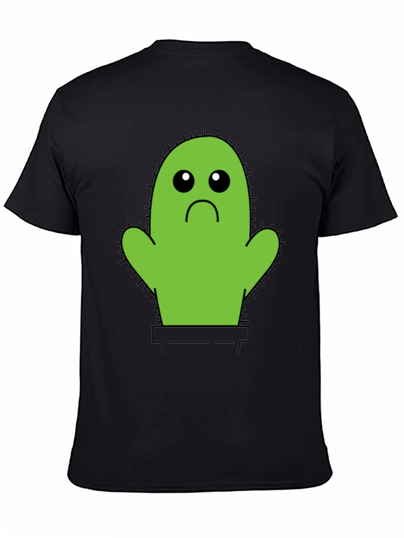 Sad Cactus T-Shirt - Unisex Cotton Tee