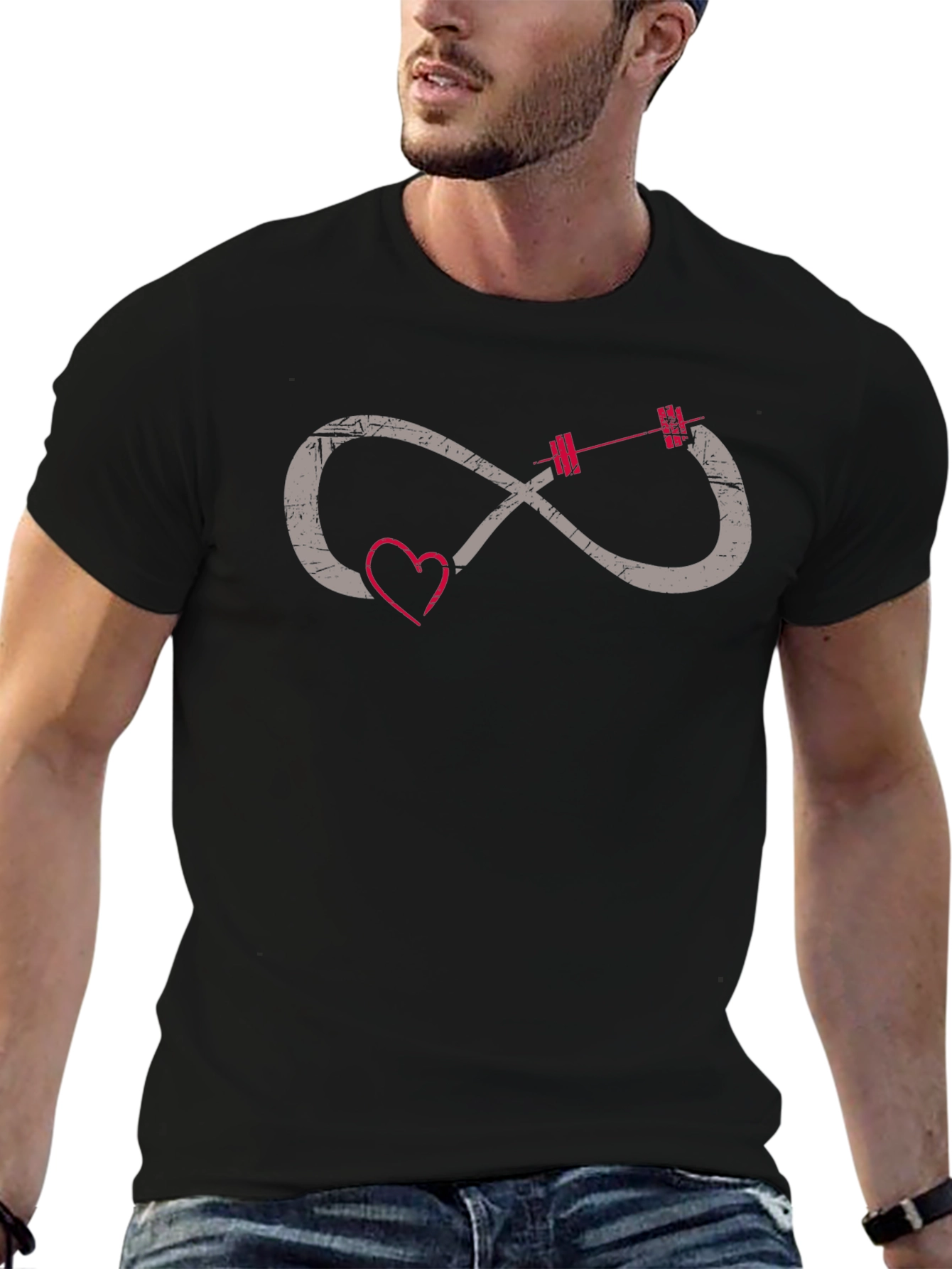 Workout Infinity Heart T-Shirt