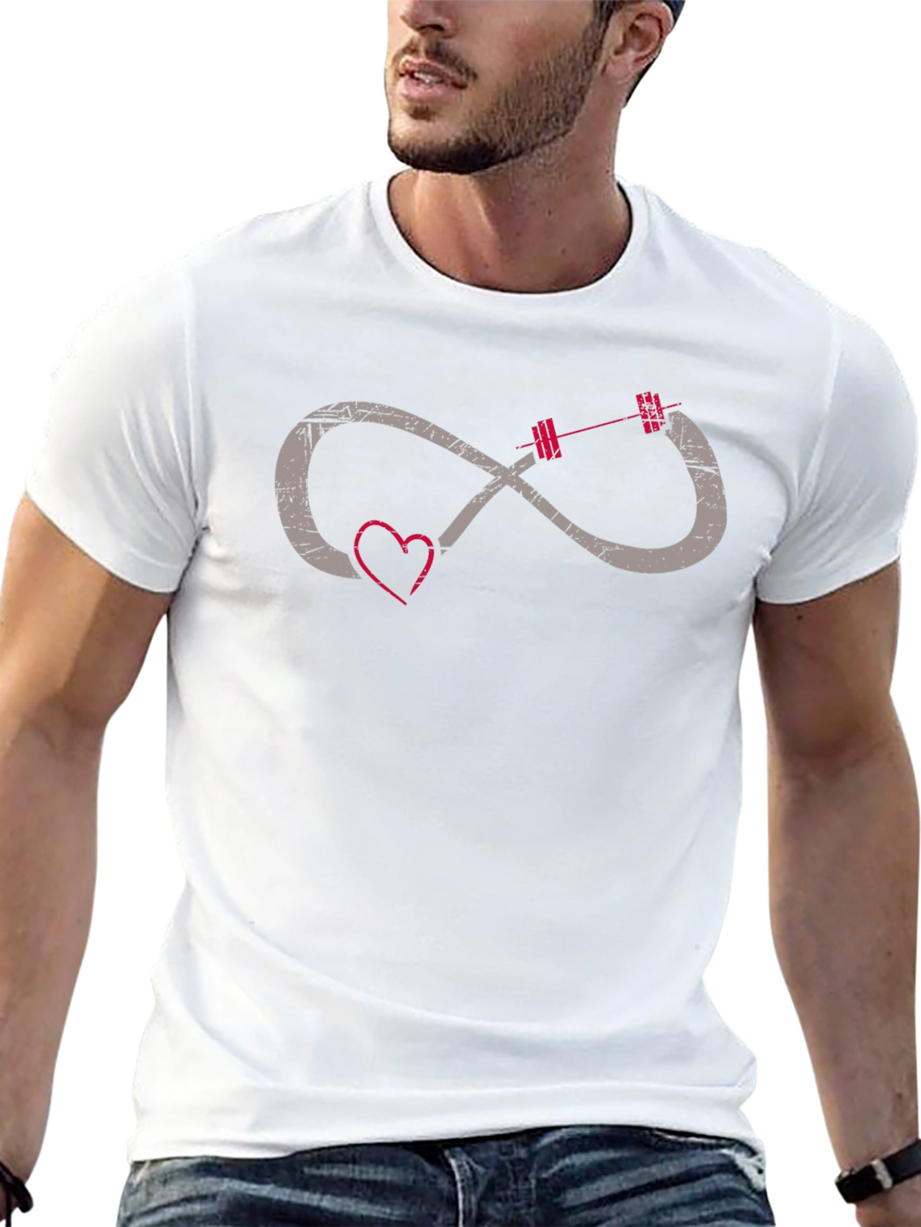 Workout Infinity Heart T-Shirt