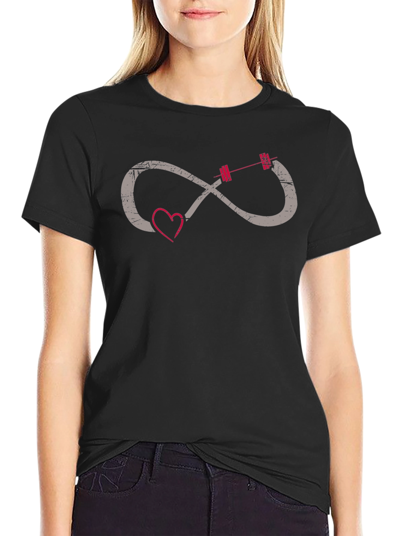 Workout Infinity Heart T-Shirt