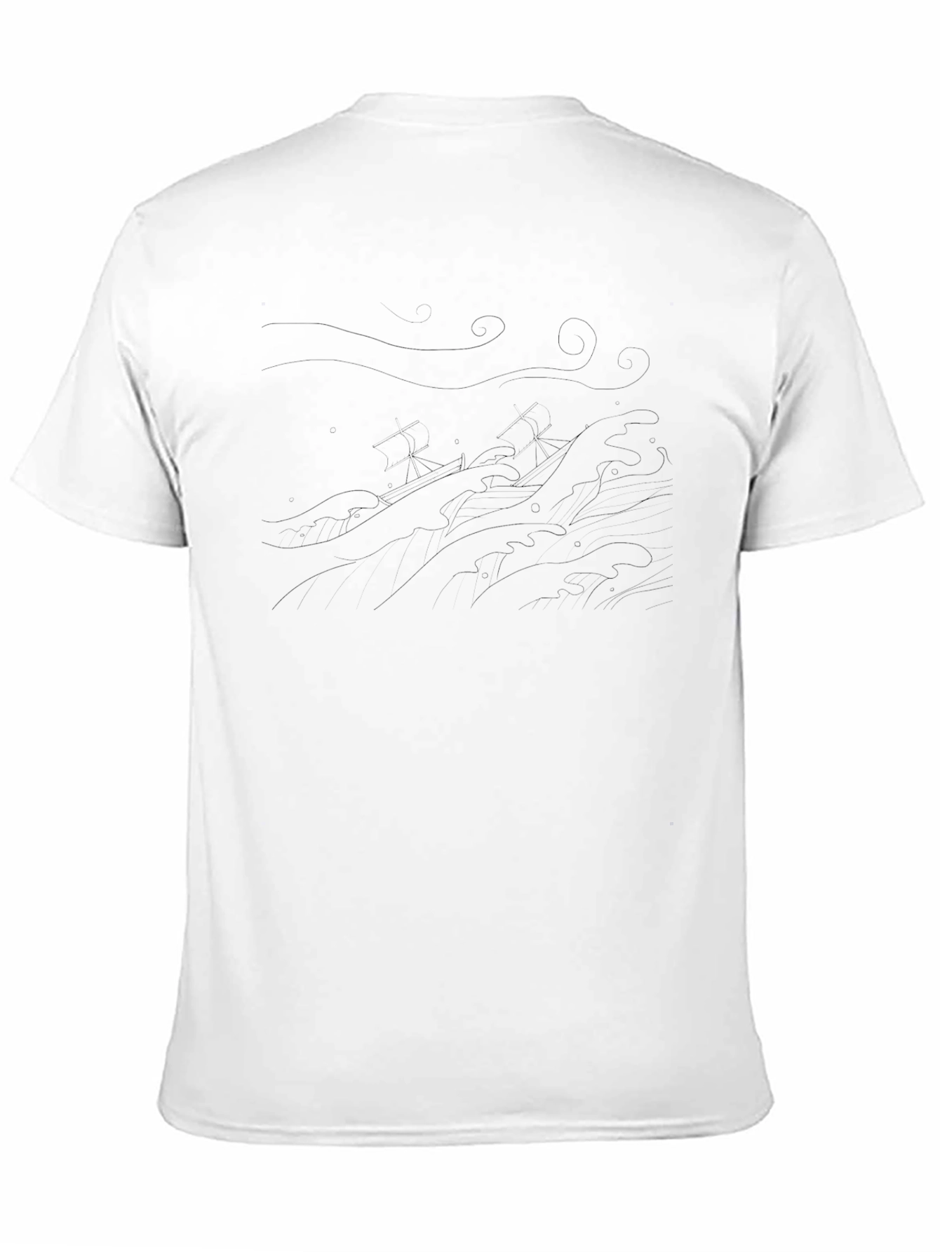 Mens Black Graphic T-Shirt