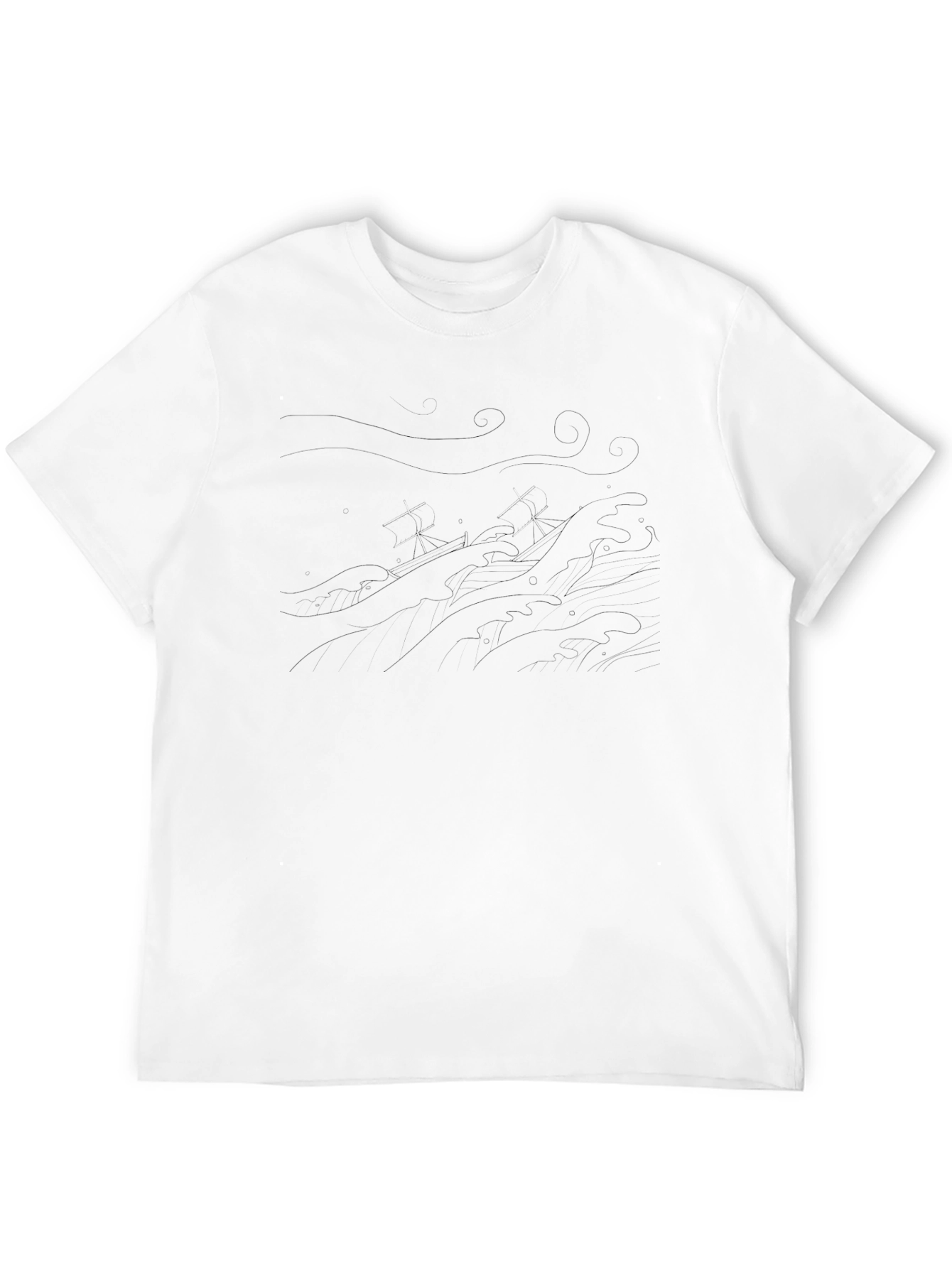 Mens Black Graphic T-Shirt