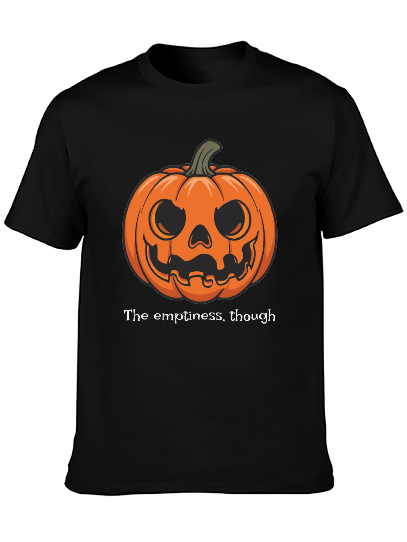 Halloween Pumpkin T-Shirt - The Emptiness Though