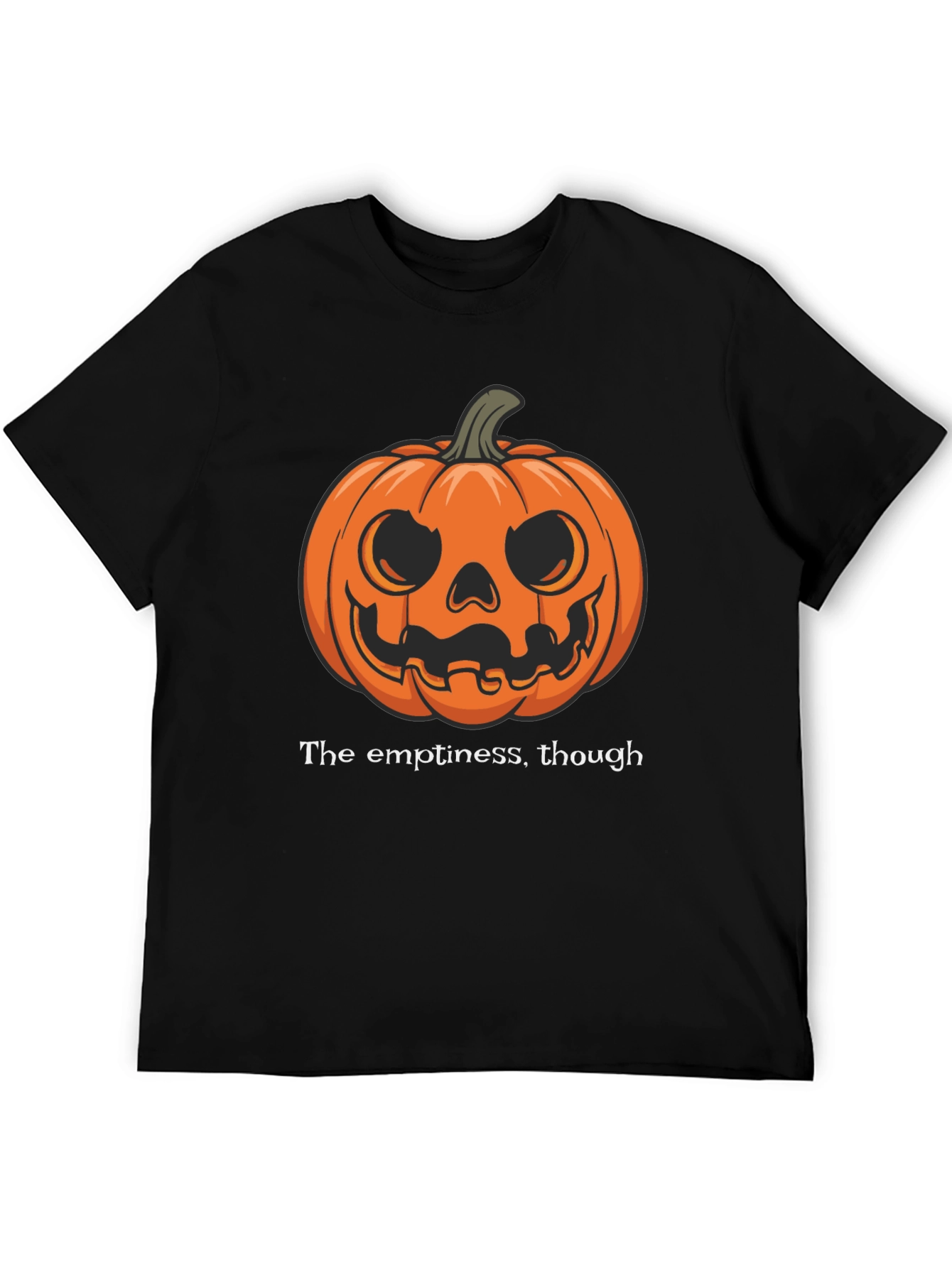 Halloween Pumpkin T-Shirt - The Emptiness Though