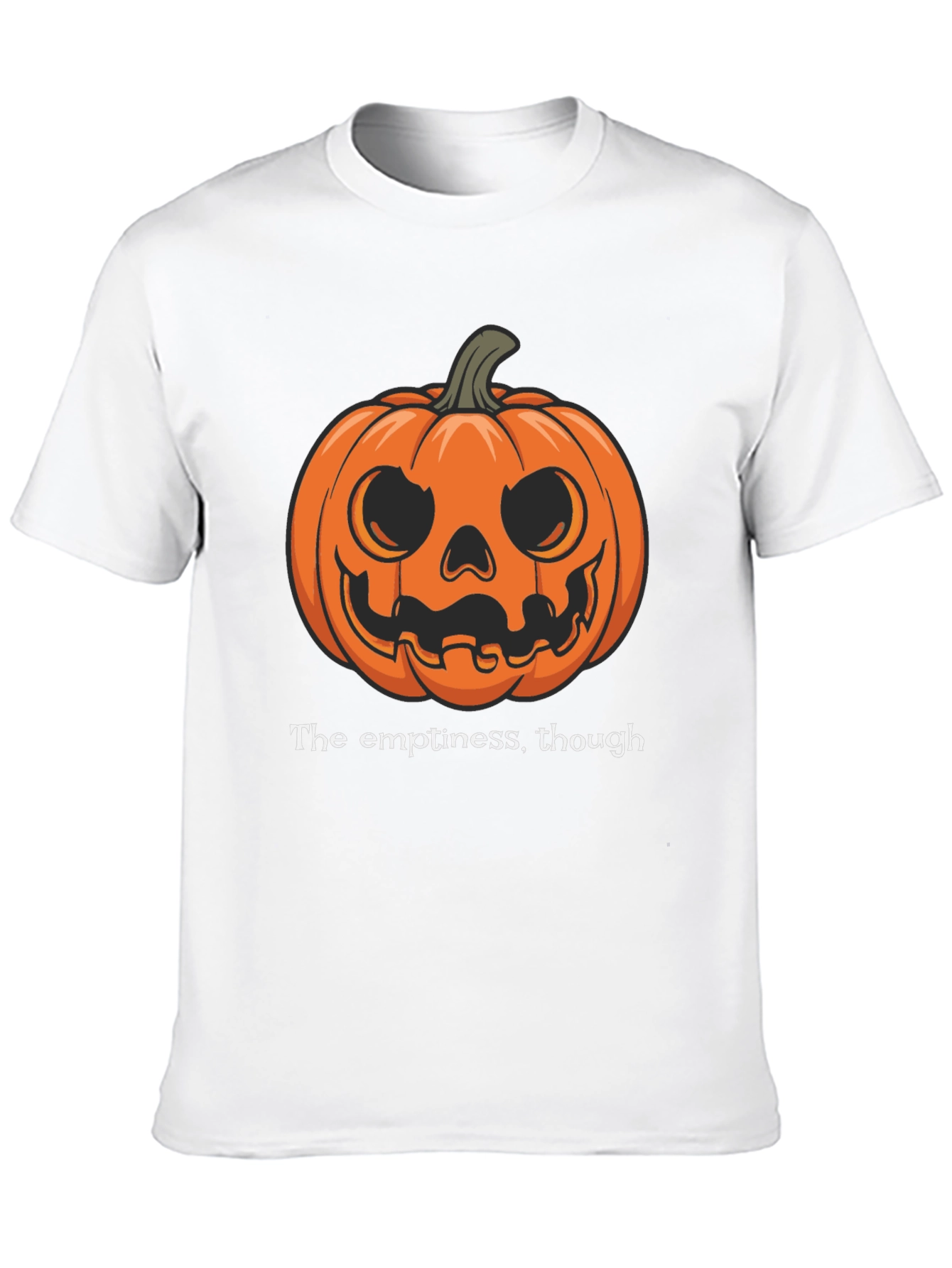 Halloween Pumpkin T-Shirt - The Emptiness Though