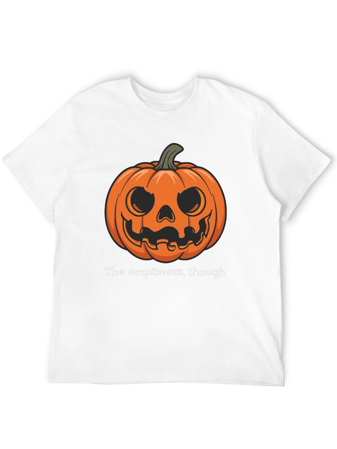 Halloween Pumpkin T-Shirt - The Emptiness Though