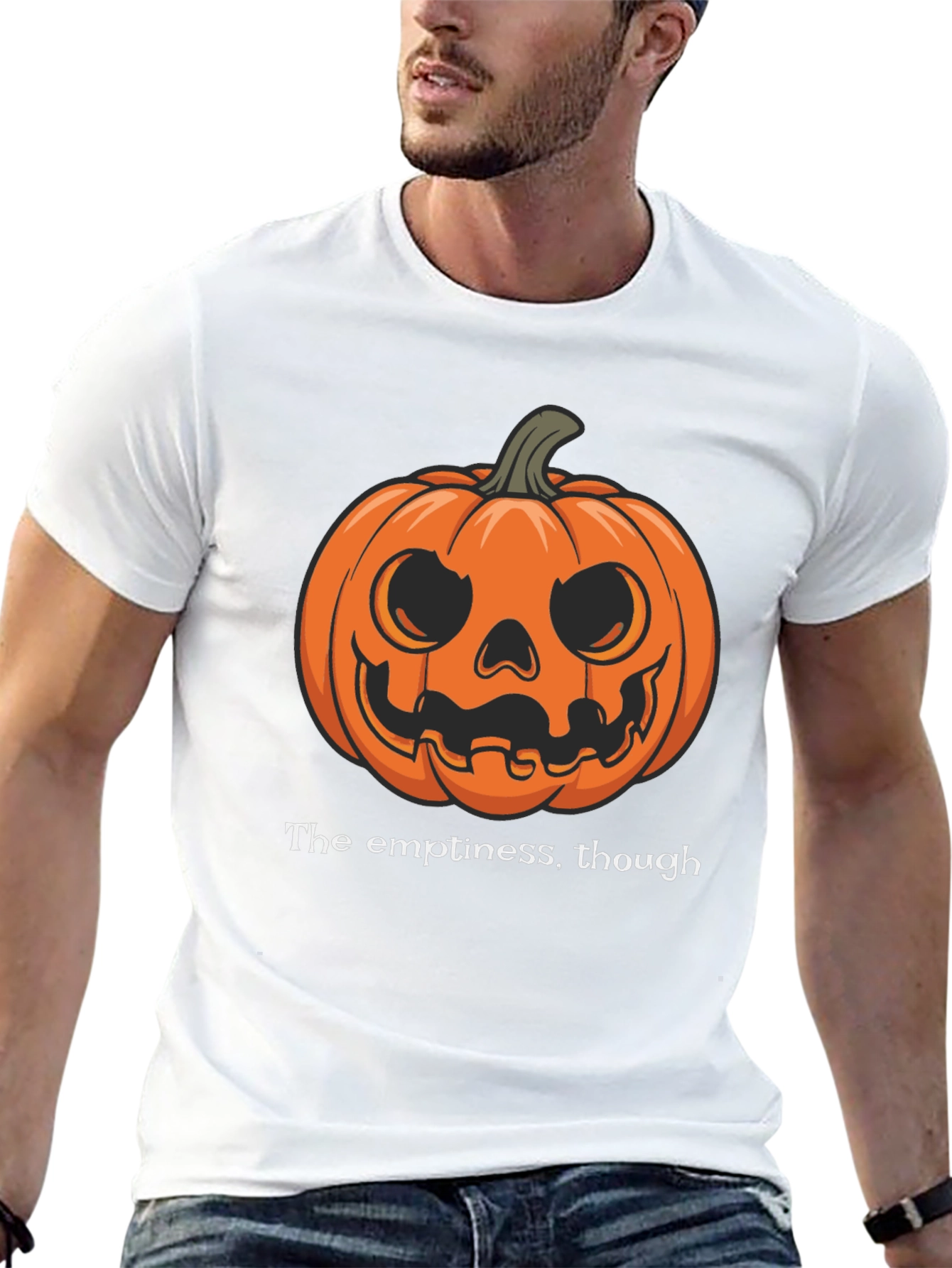 Halloween Pumpkin T-Shirt - The Emptiness Though