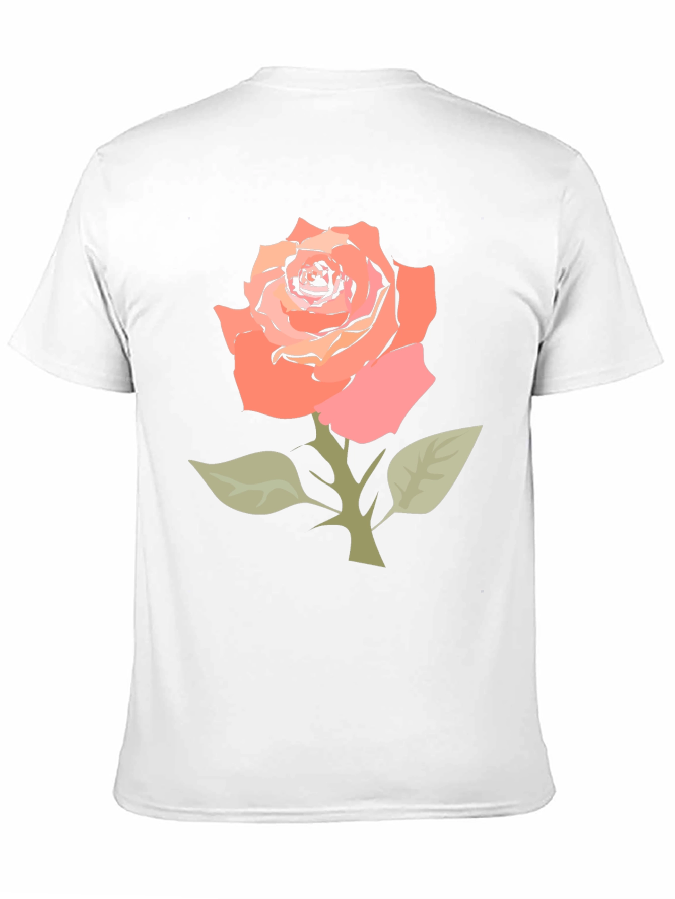 Black Rose Graphic Tee - Stylish Floral T-Shirt