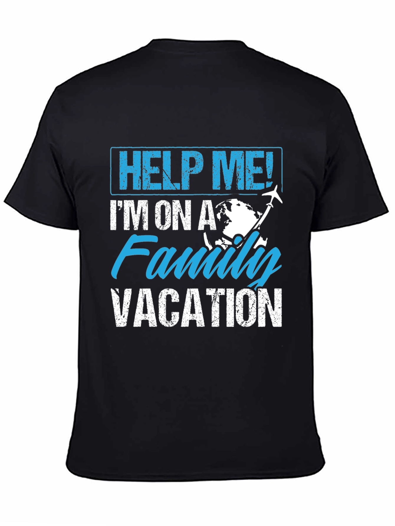 Help Me! Family Vacation Graphic Tee