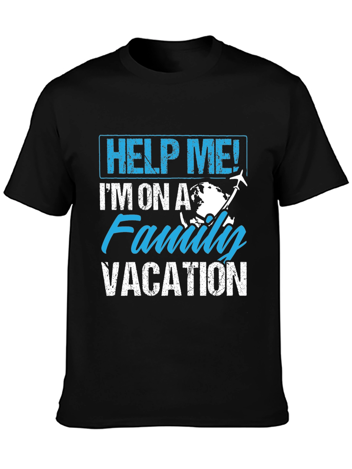 Help Me! Family Vacation Graphic Tee