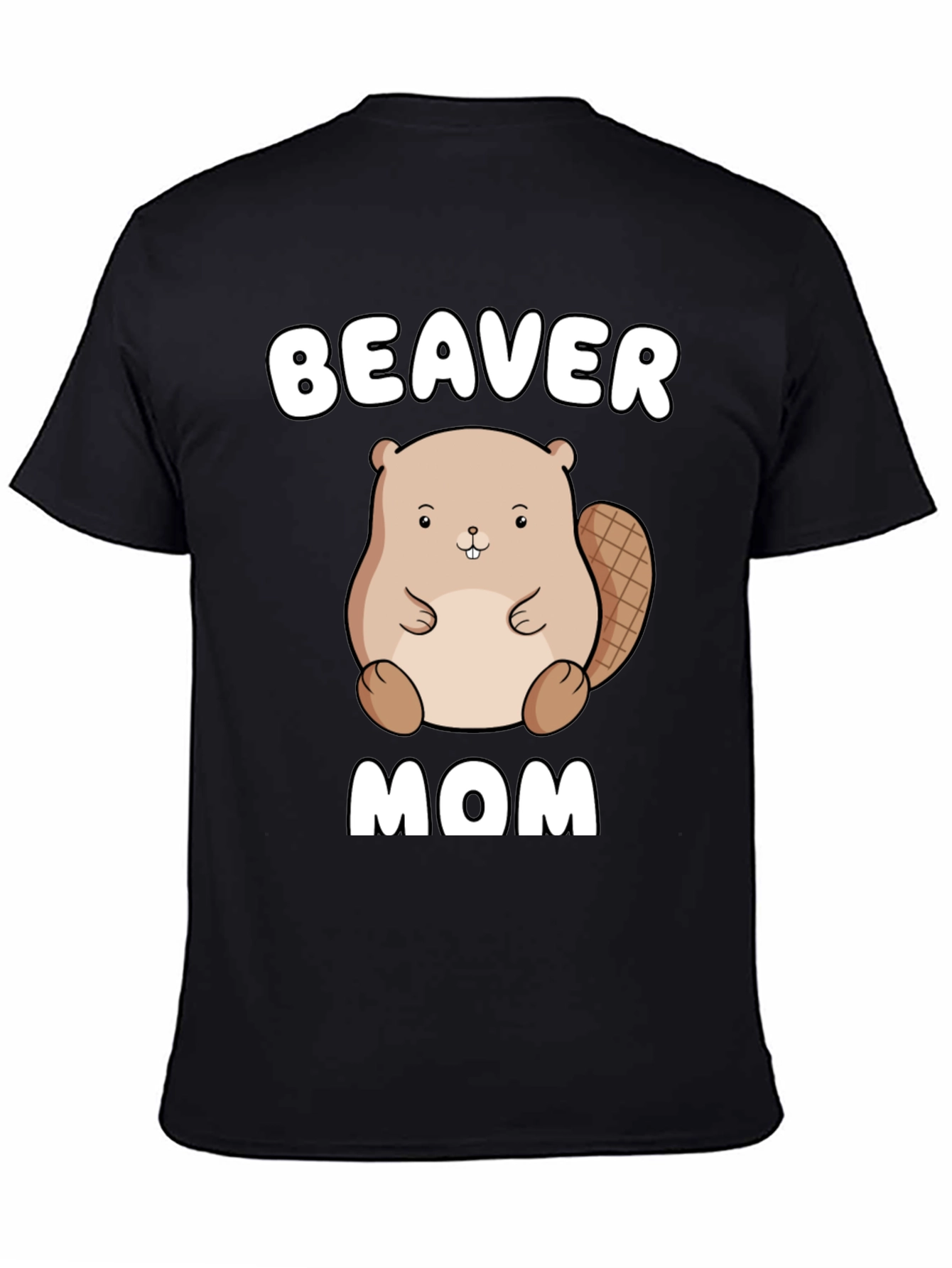 Beaver Mom Graphic Tee - Unisex Cotton T-Shirt