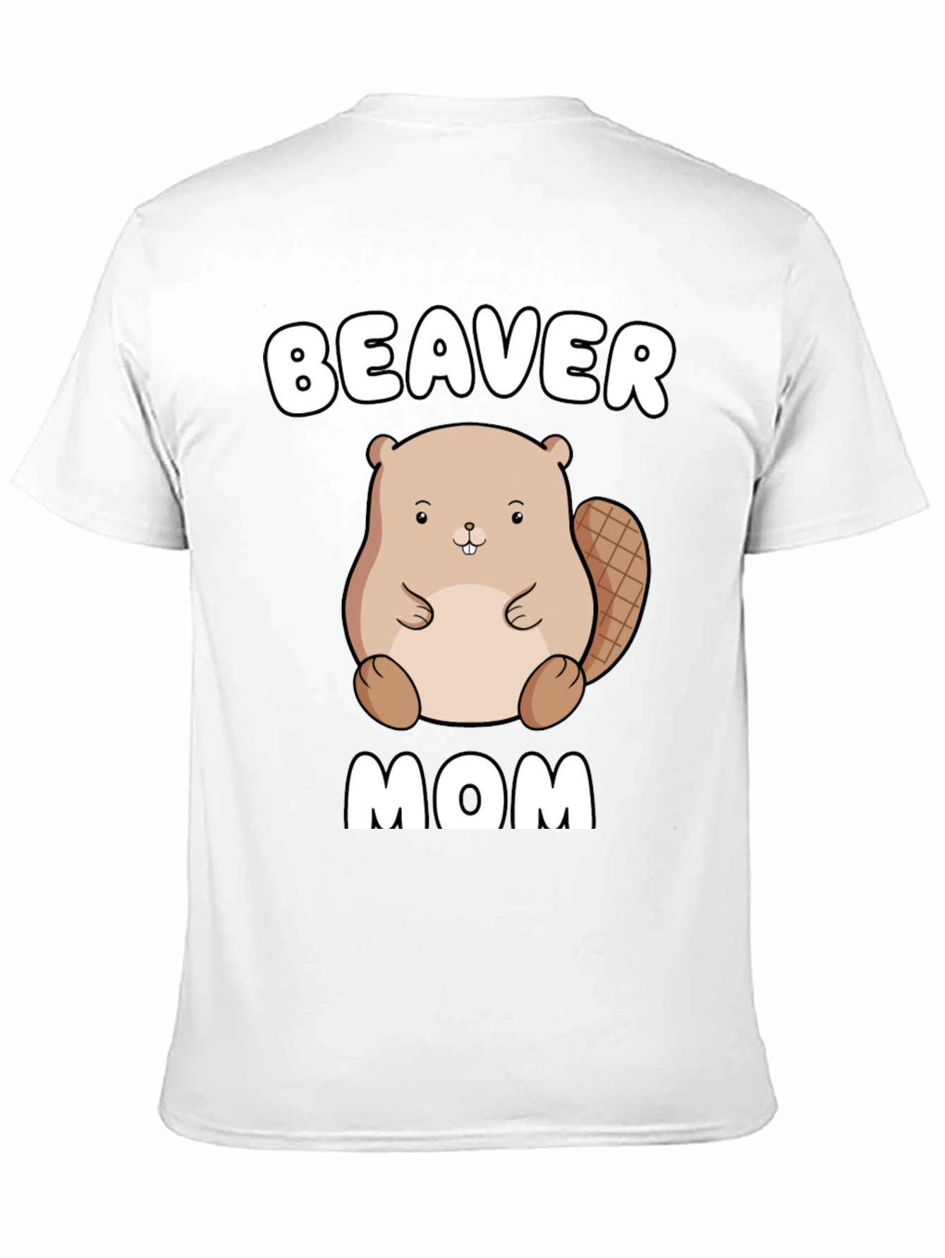 Beaver Mom Graphic Tee - Unisex Cotton T-Shirt
