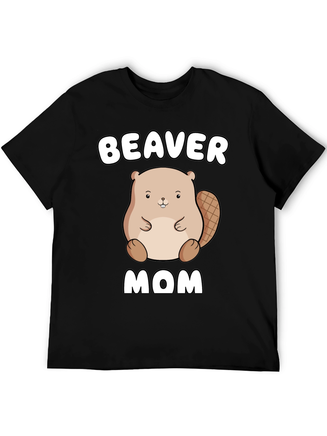 Beaver Mom Graphic Tee - Unisex Cotton T-Shirt