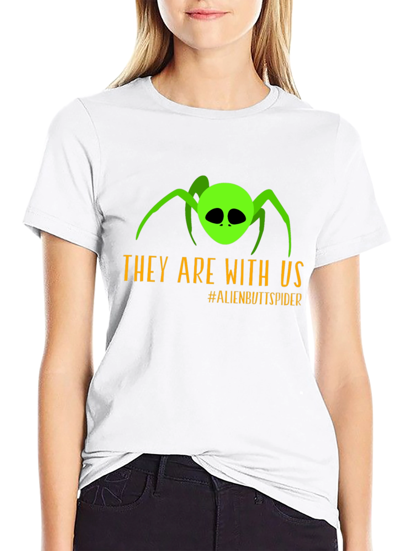 Alien Butt Spider Graphic Tee