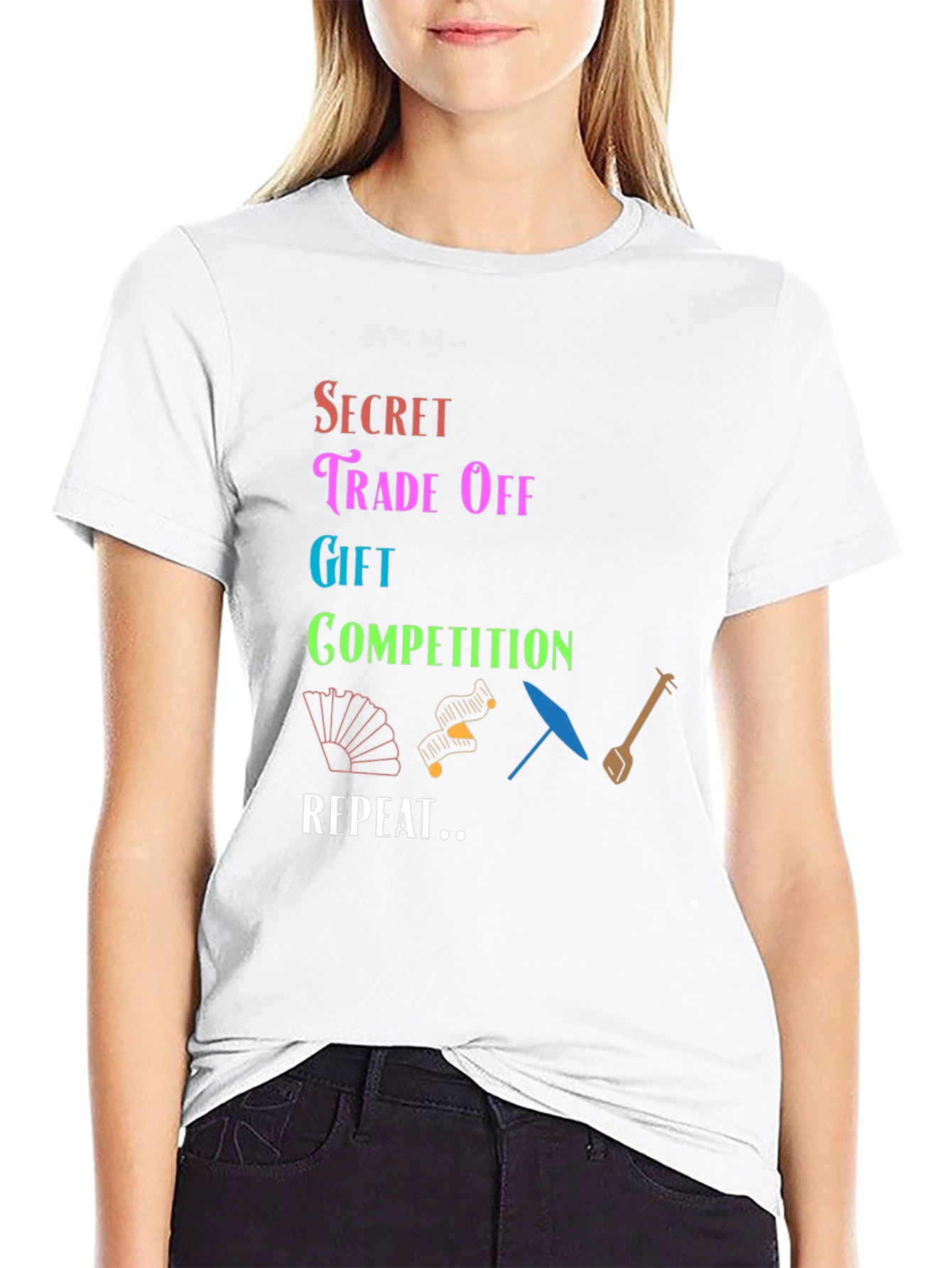 Secret Trade Off T-Shirt Gift Competition Repeat
