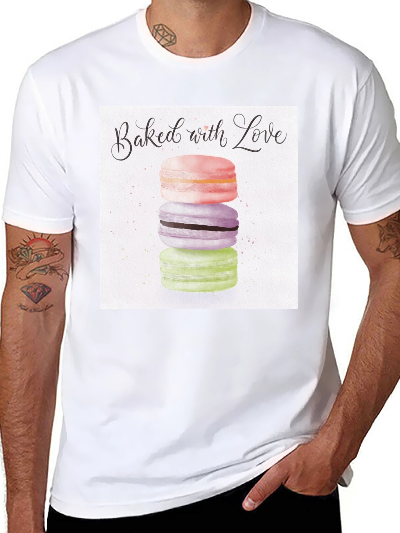 Baked With Love Macarons T-Shirt