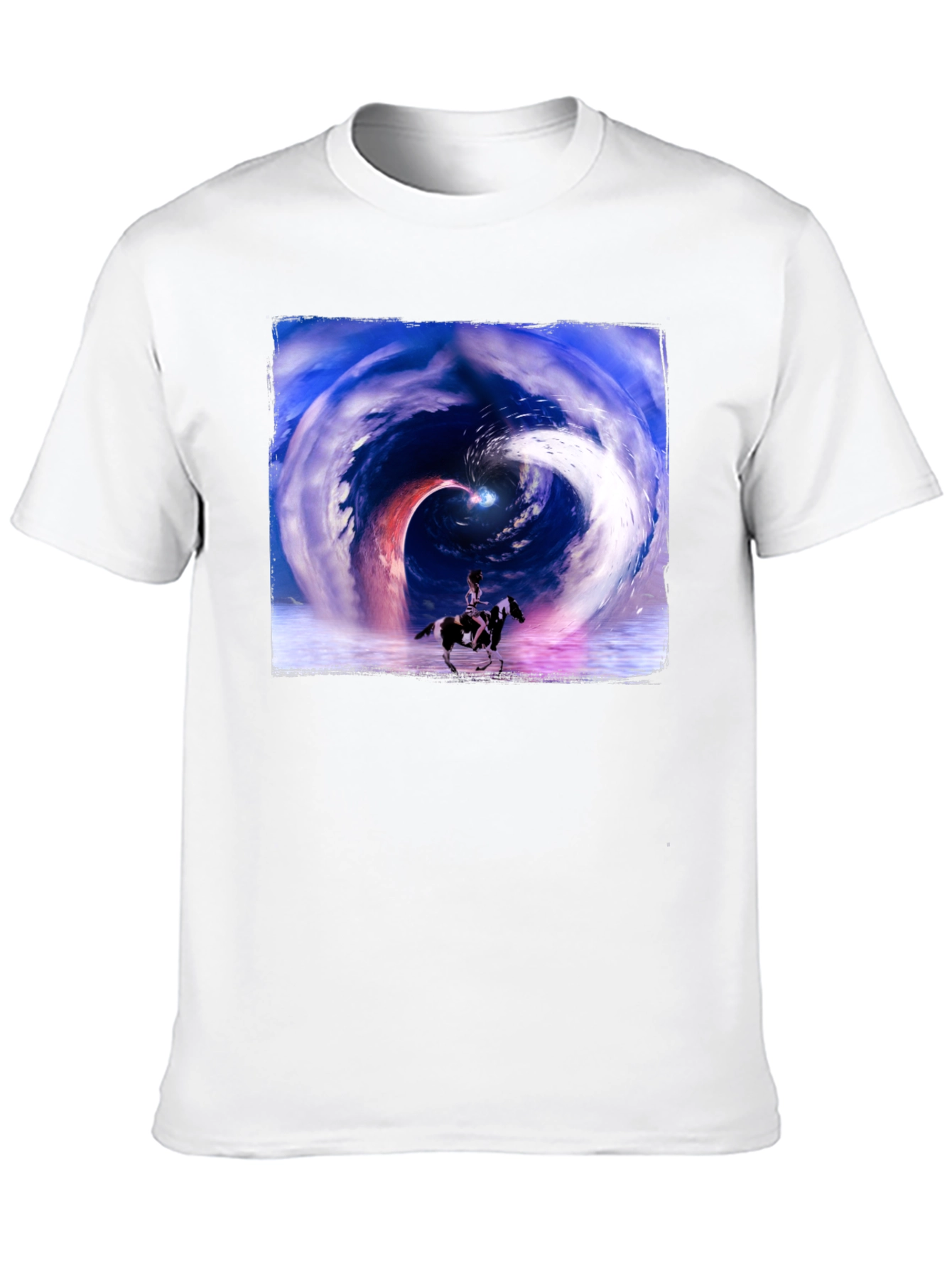 Cosmic Horse T-Shirt - Black Graphic Tee