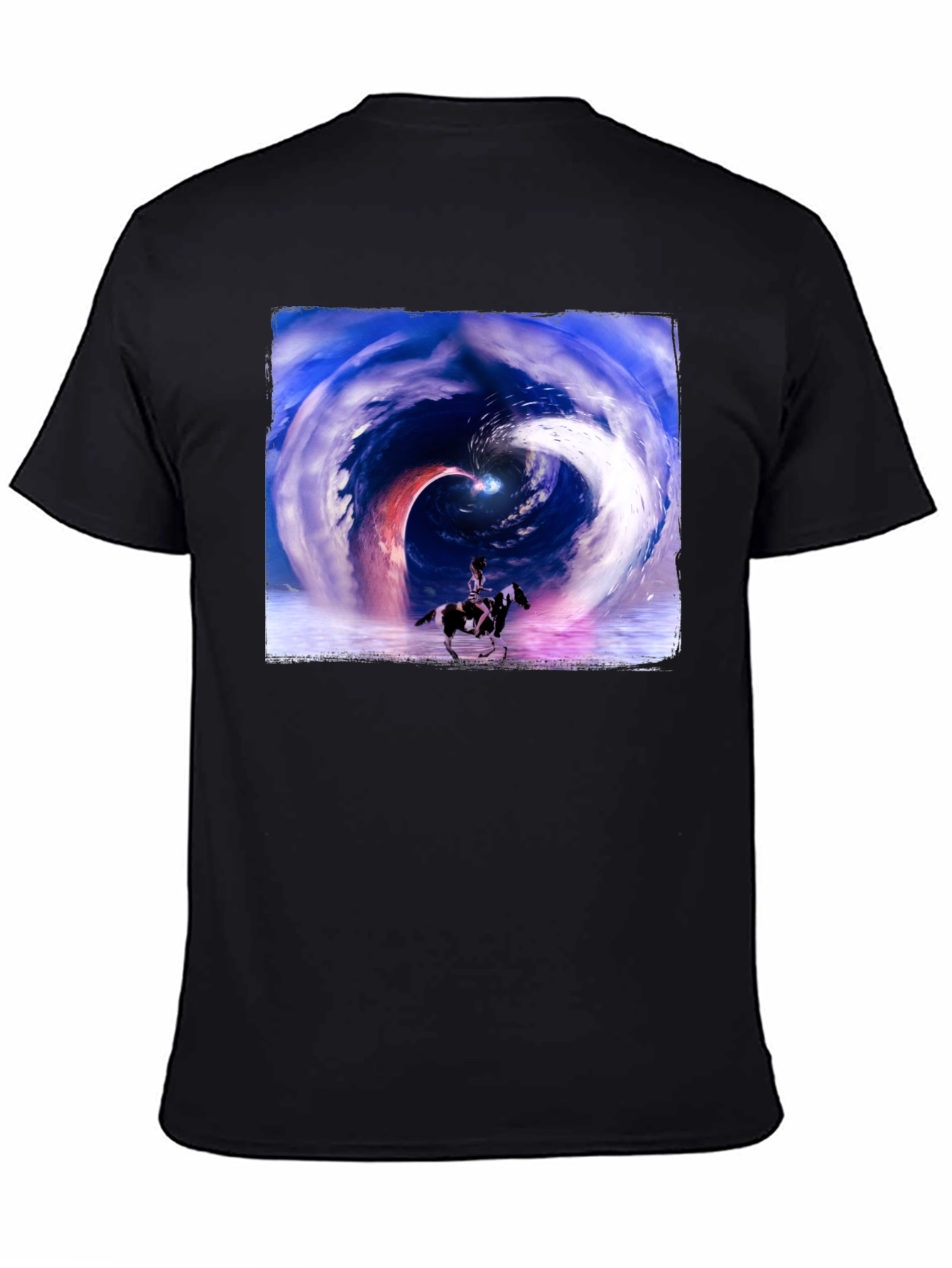 Cosmic Horse T-Shirt - Black Graphic Tee