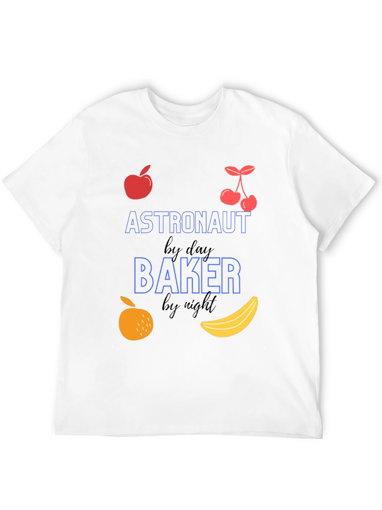 Astronaut by Day Baker by Night Graphic T-Shirt