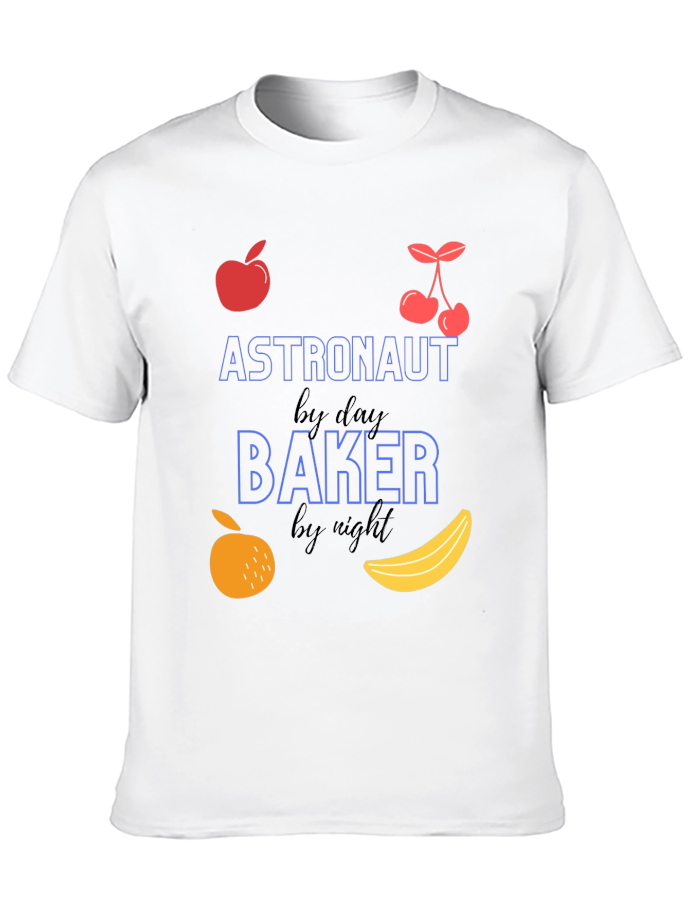 Astronaut by Day Baker by Night Graphic T-Shirt