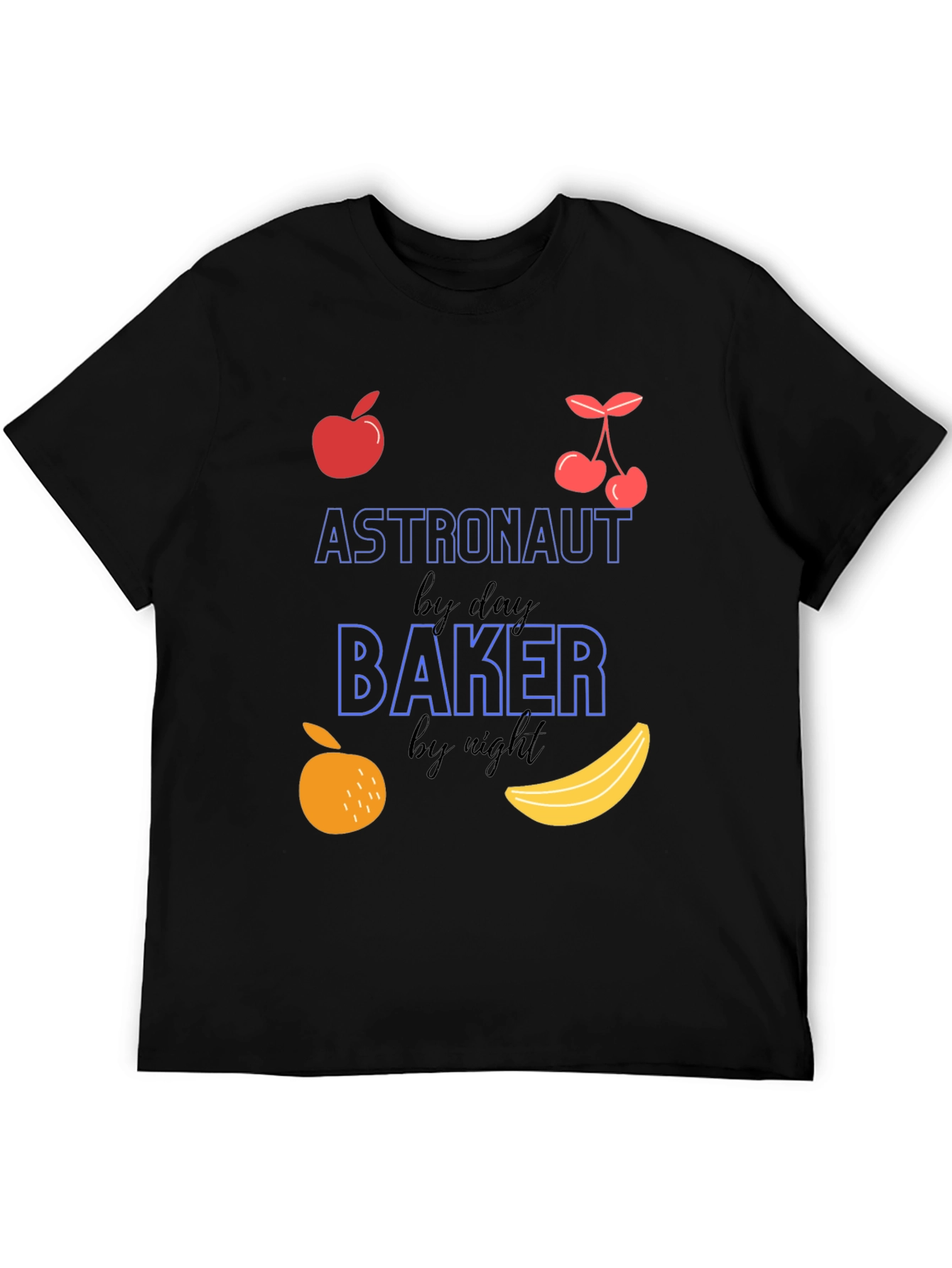 Astronaut by Day Baker by Night Graphic T-Shirt