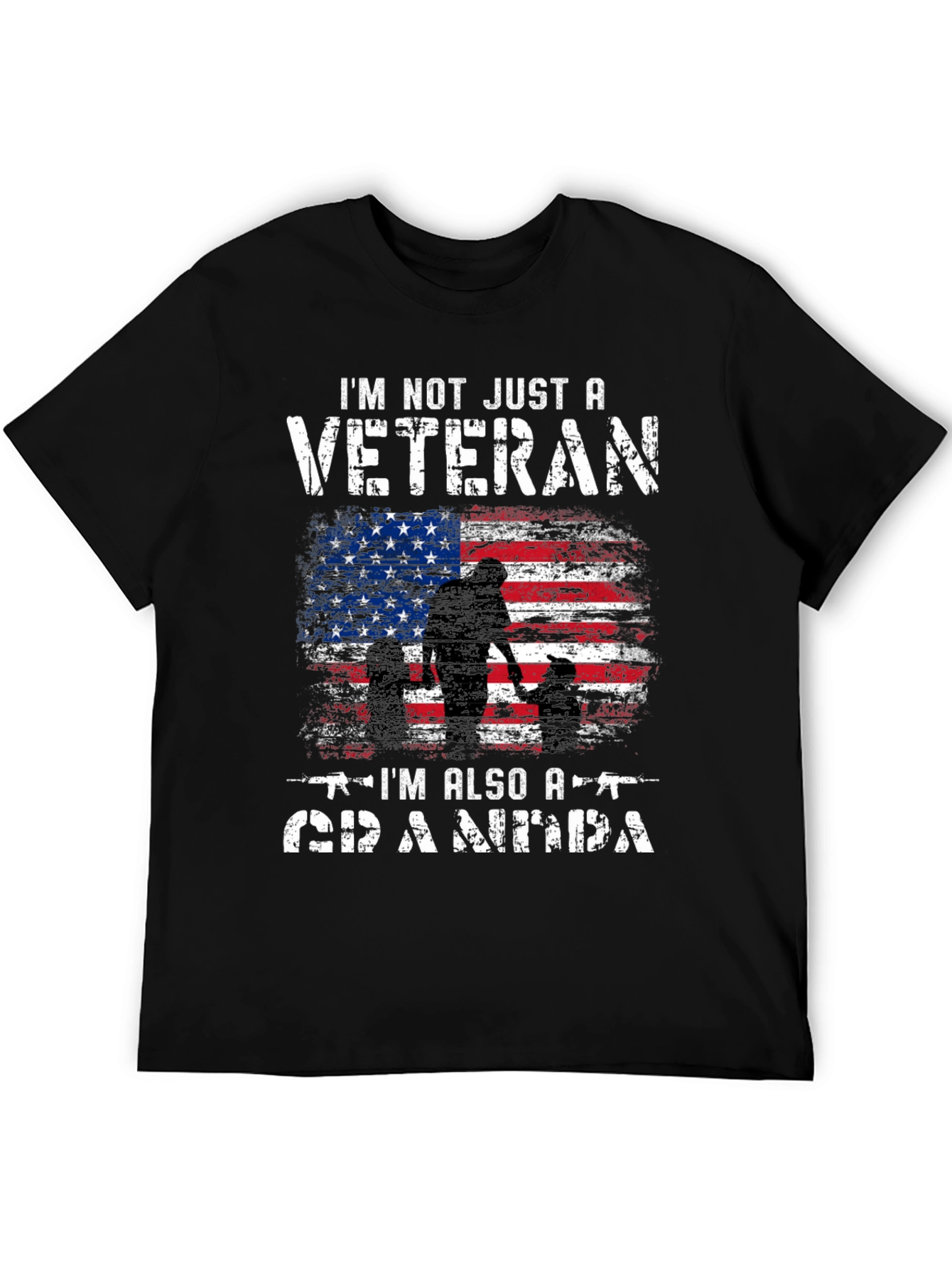 Veteran Grandpa Graphic T-Shirt