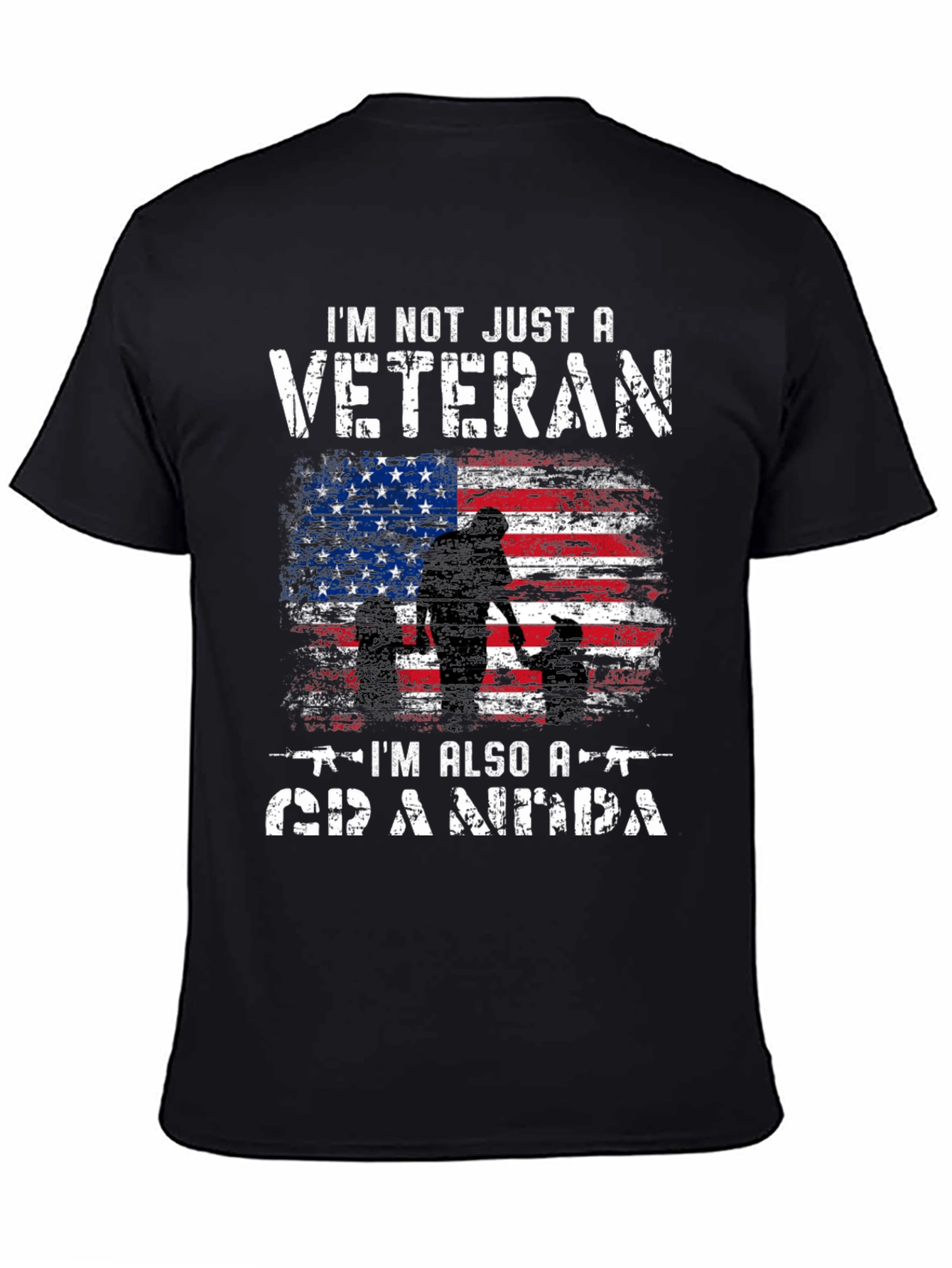 Veteran Grandpa Graphic T-Shirt