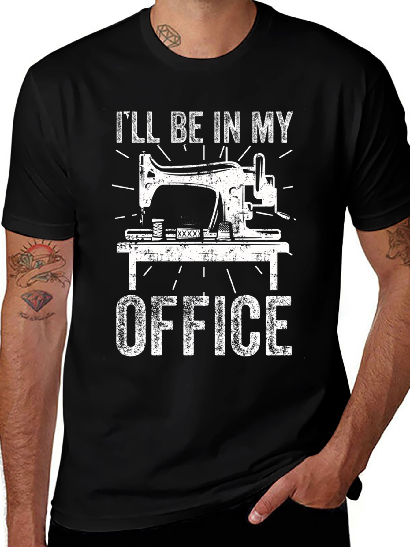 Sewing Office T-Shirt - Ill Be in My Office