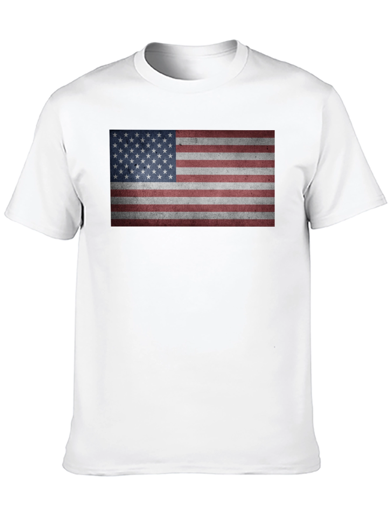 American Flag Graphic Tee - Patriotic Black T-Shirt