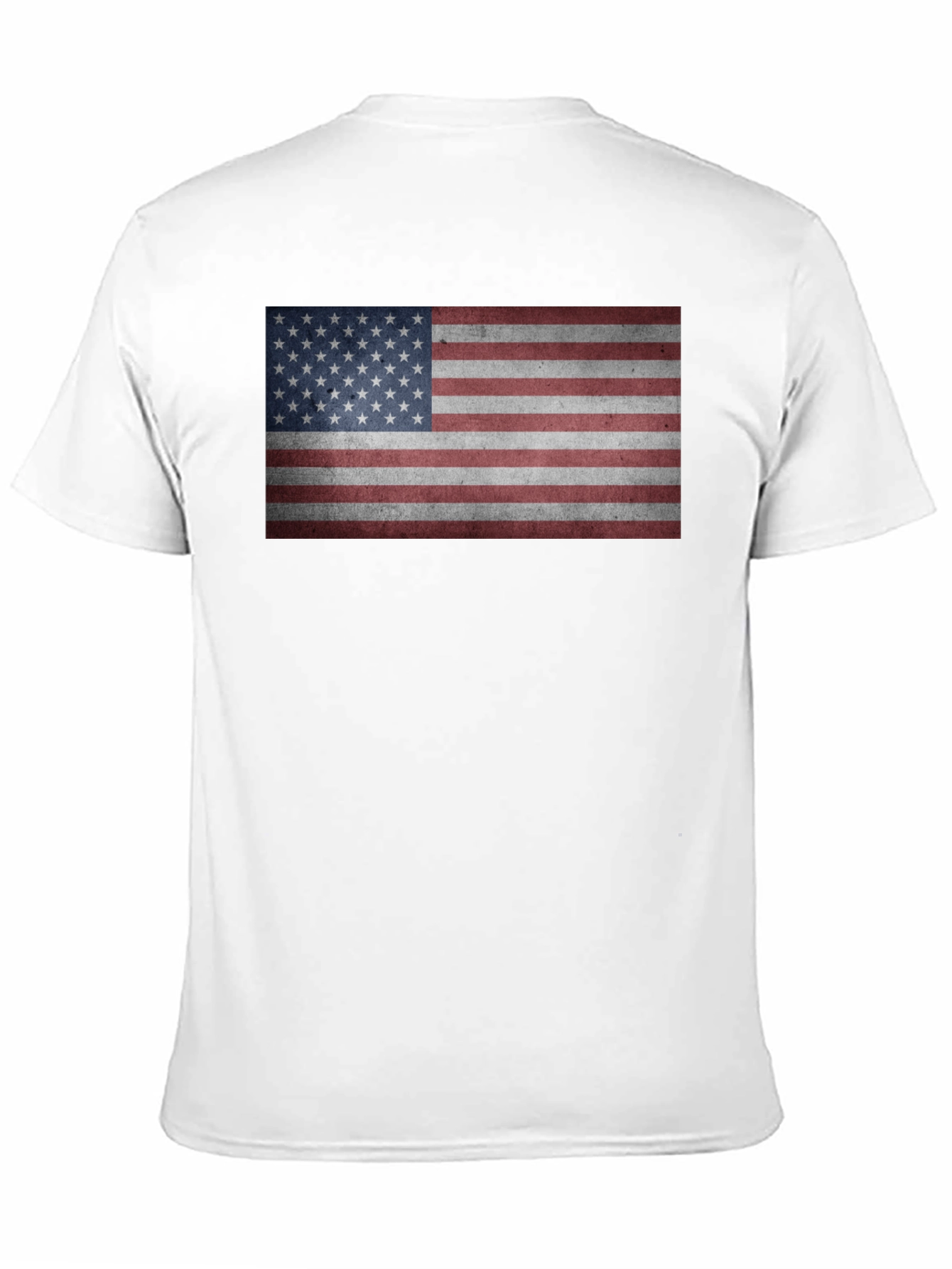 American Flag Graphic Tee - Patriotic Black T-Shirt