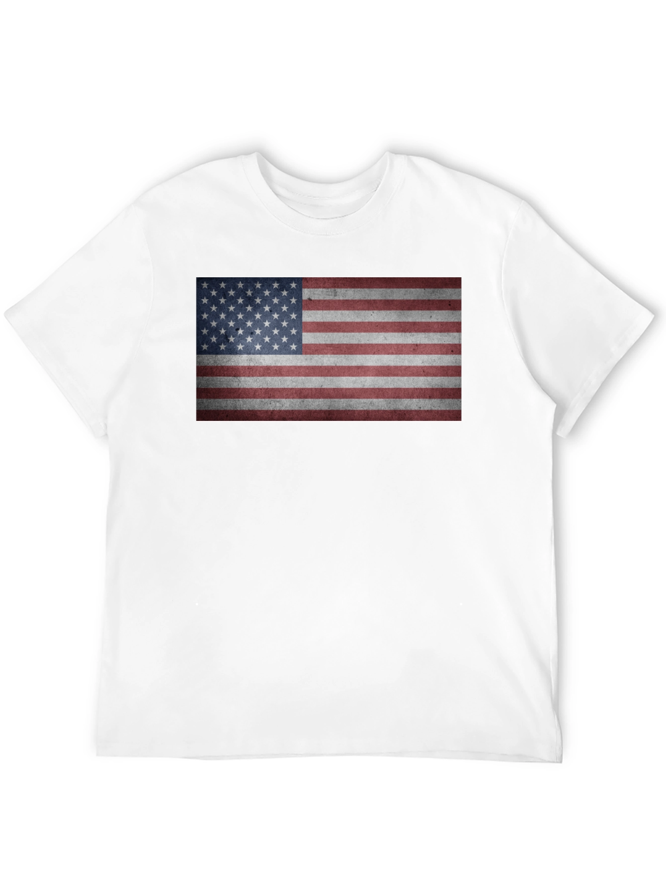 American Flag Graphic Tee - Patriotic Black T-Shirt