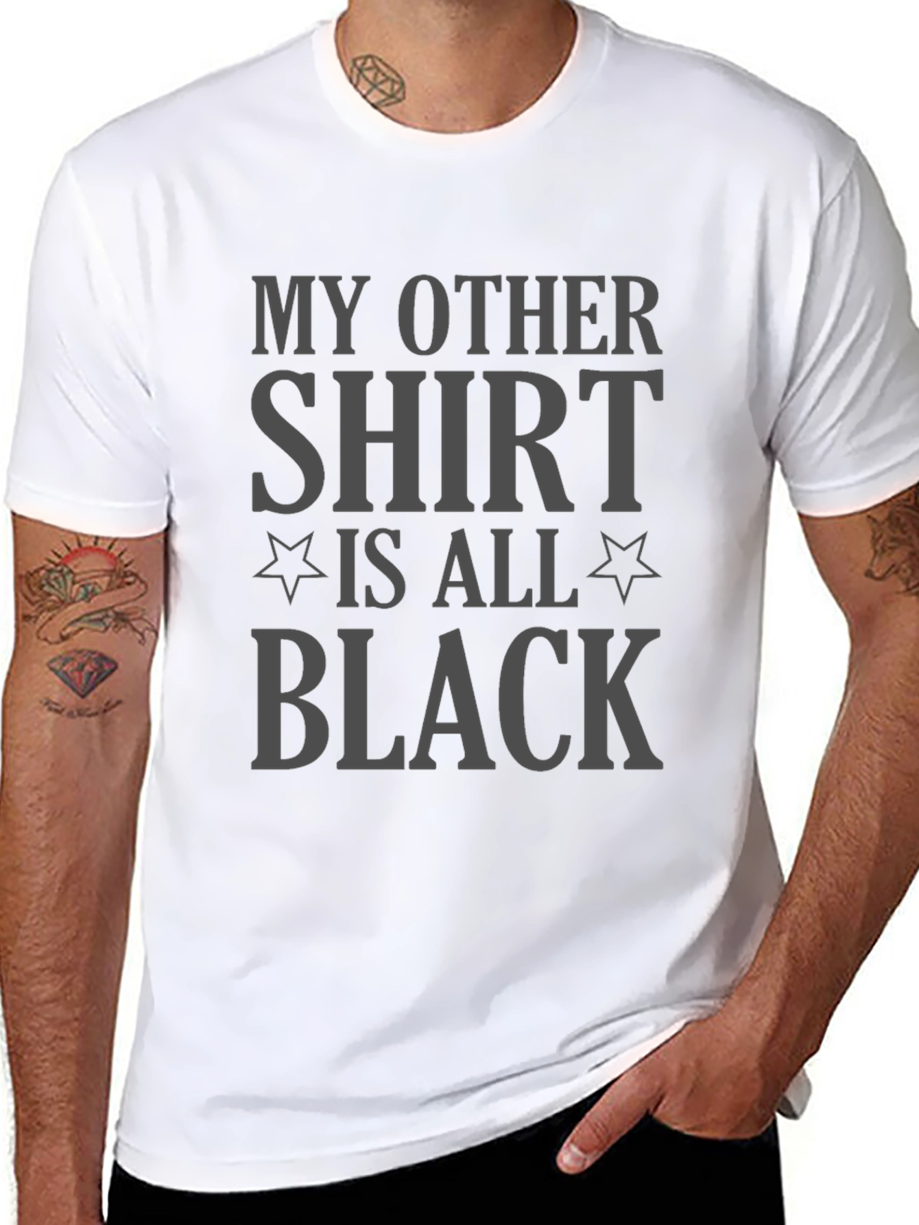 My Other Shirt is All Black Graphic Tee