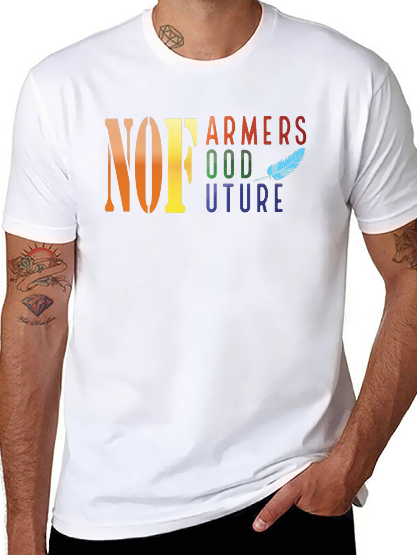 NOFA Farmers Future Black Graphic T-Shirt