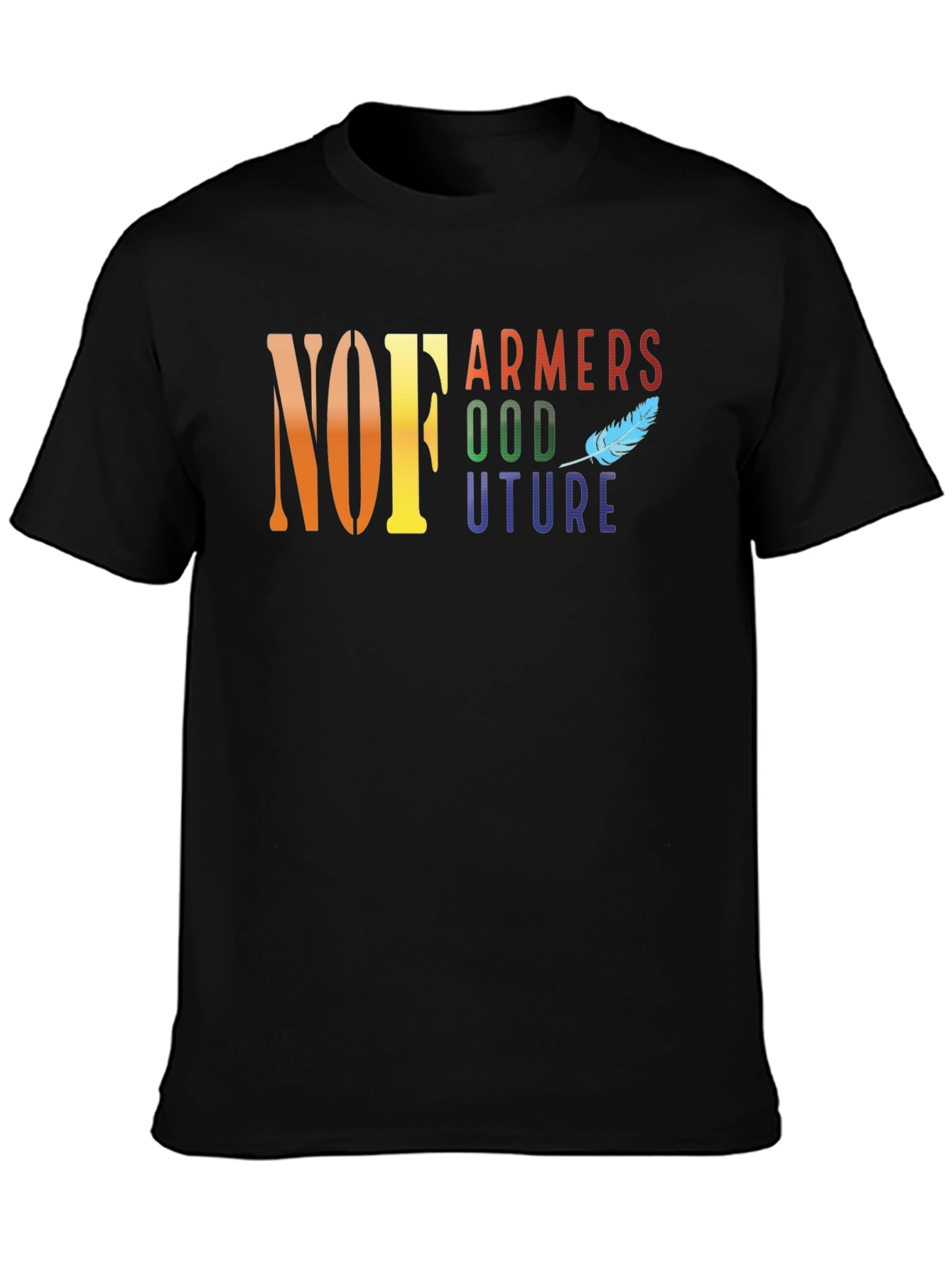 NOFA Farmers Future Black Graphic T-Shirt