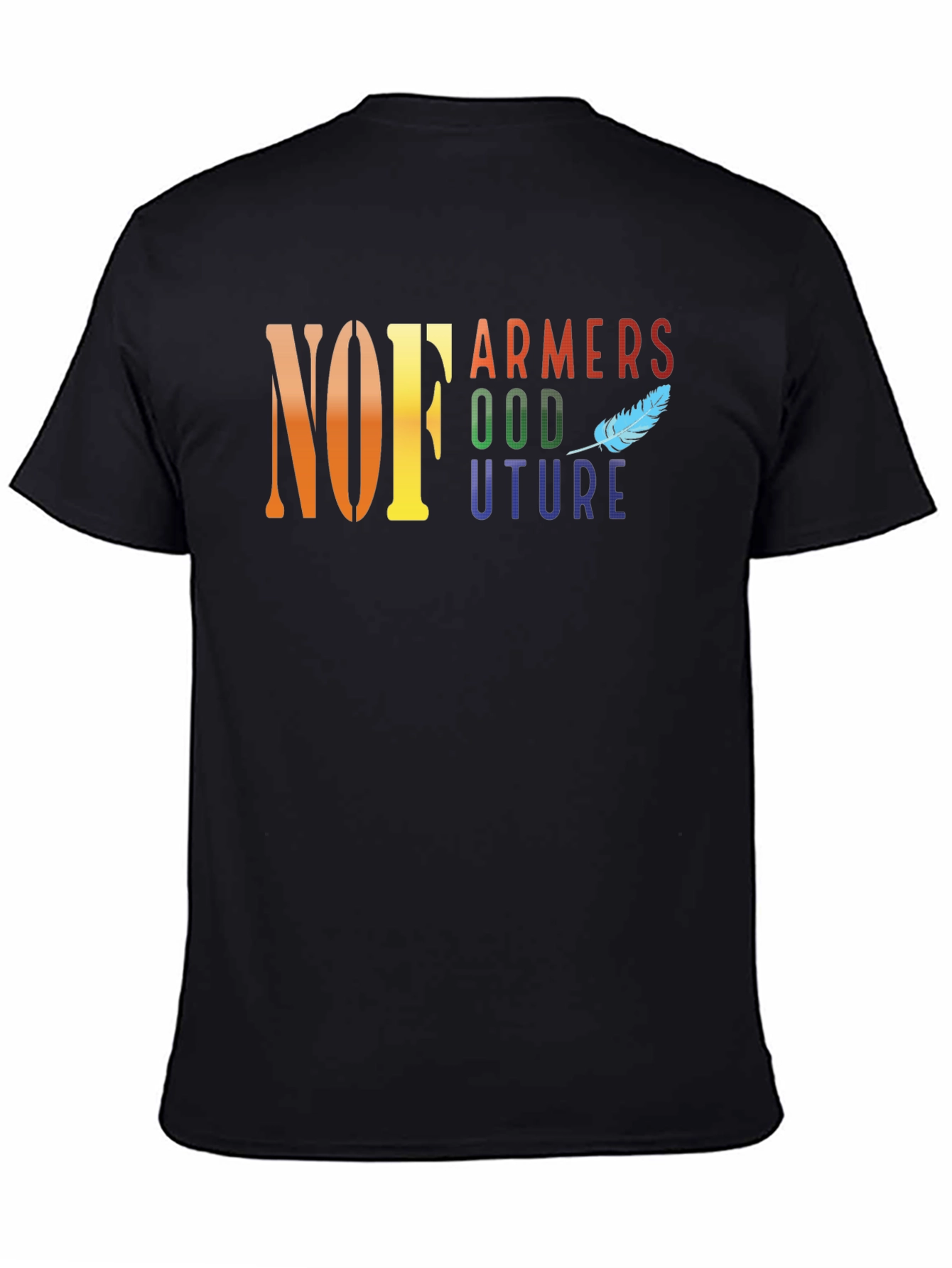 NOFA Farmers Future Black Graphic T-Shirt