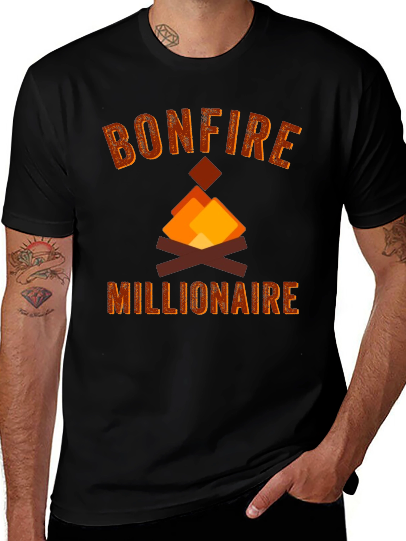 Bonfire Millionaire Graphic Tee
