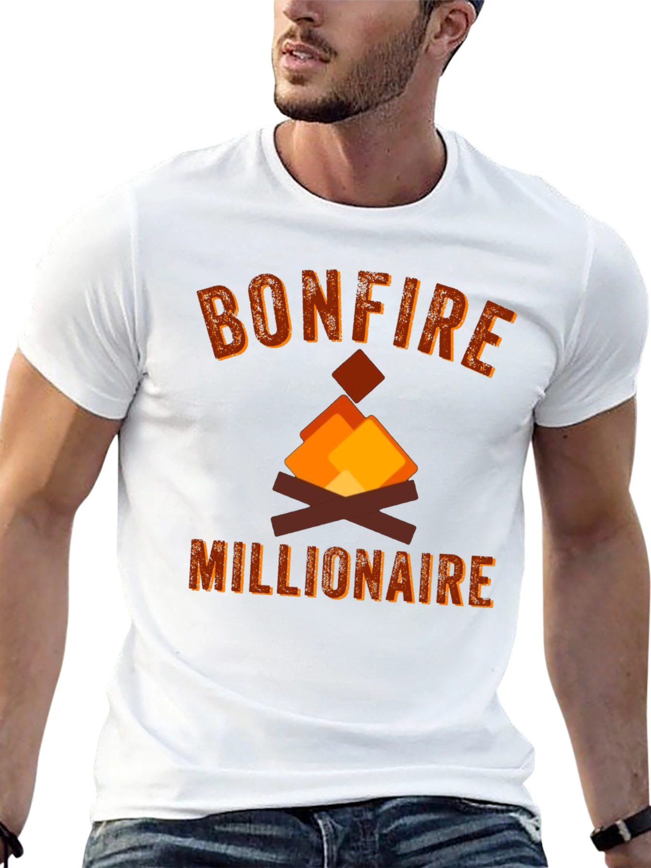 Bonfire Millionaire Graphic Tee