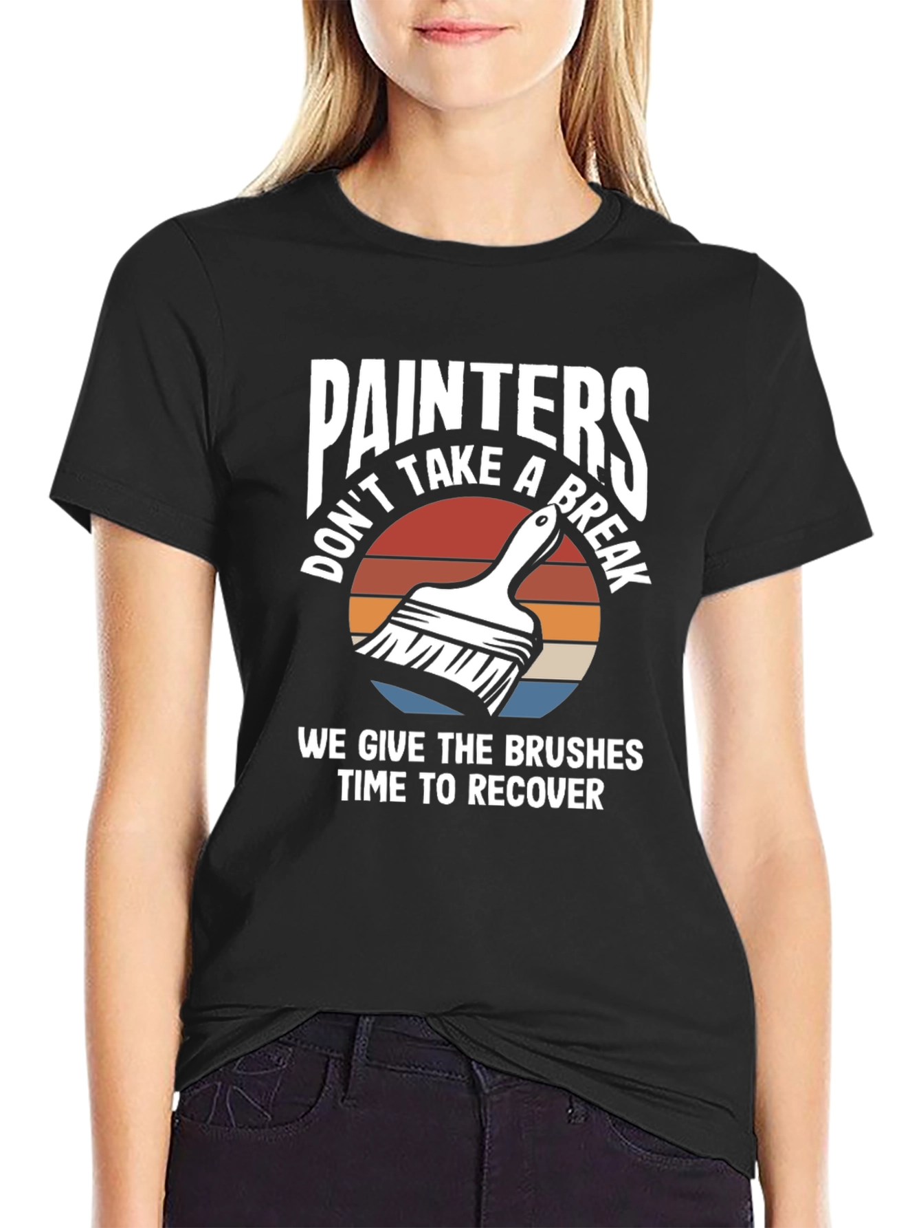Painters Dont Take A Break Funny Painting T-Shirt