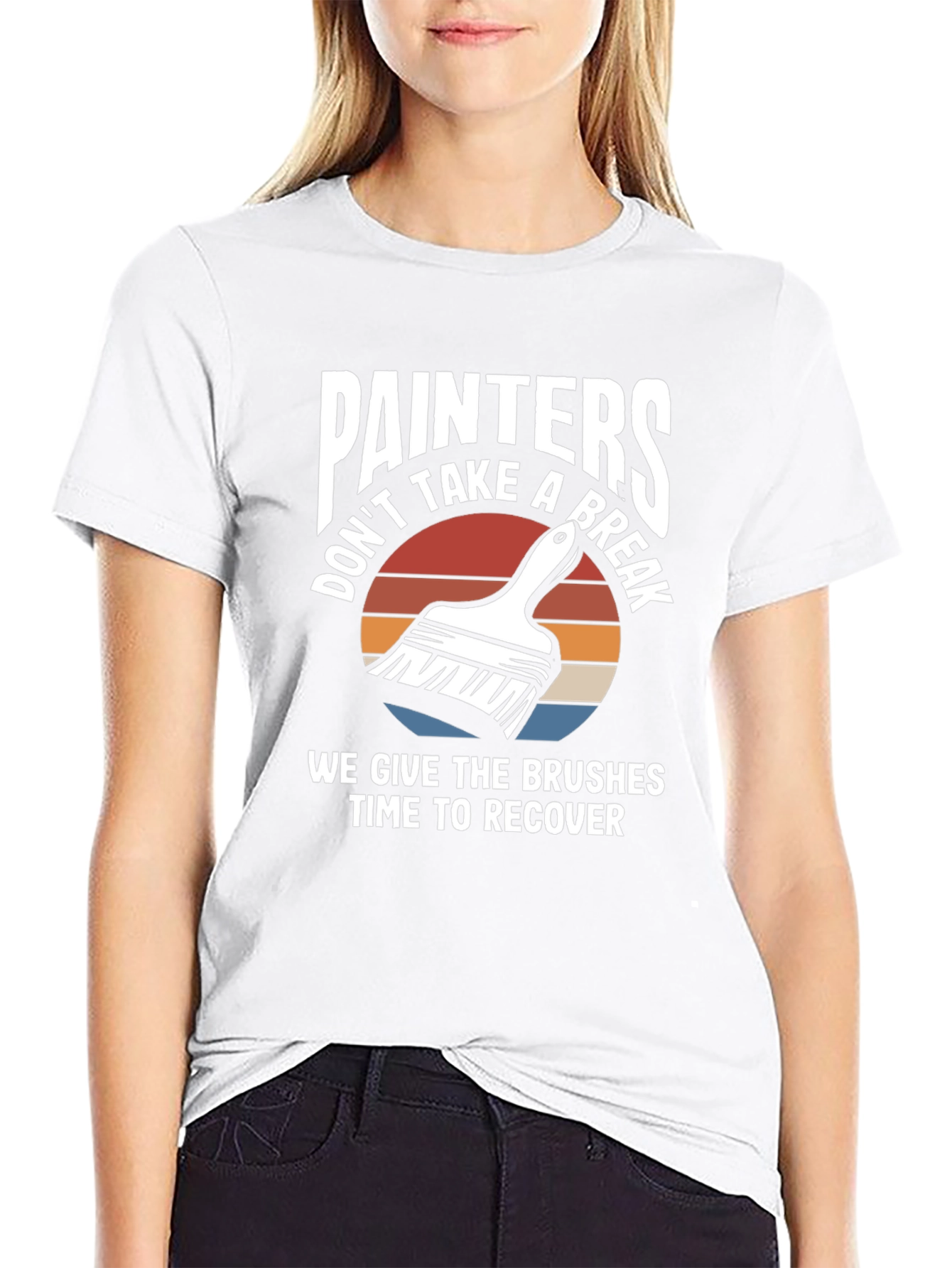 Painters Dont Take A Break Funny Painting T-Shirt
