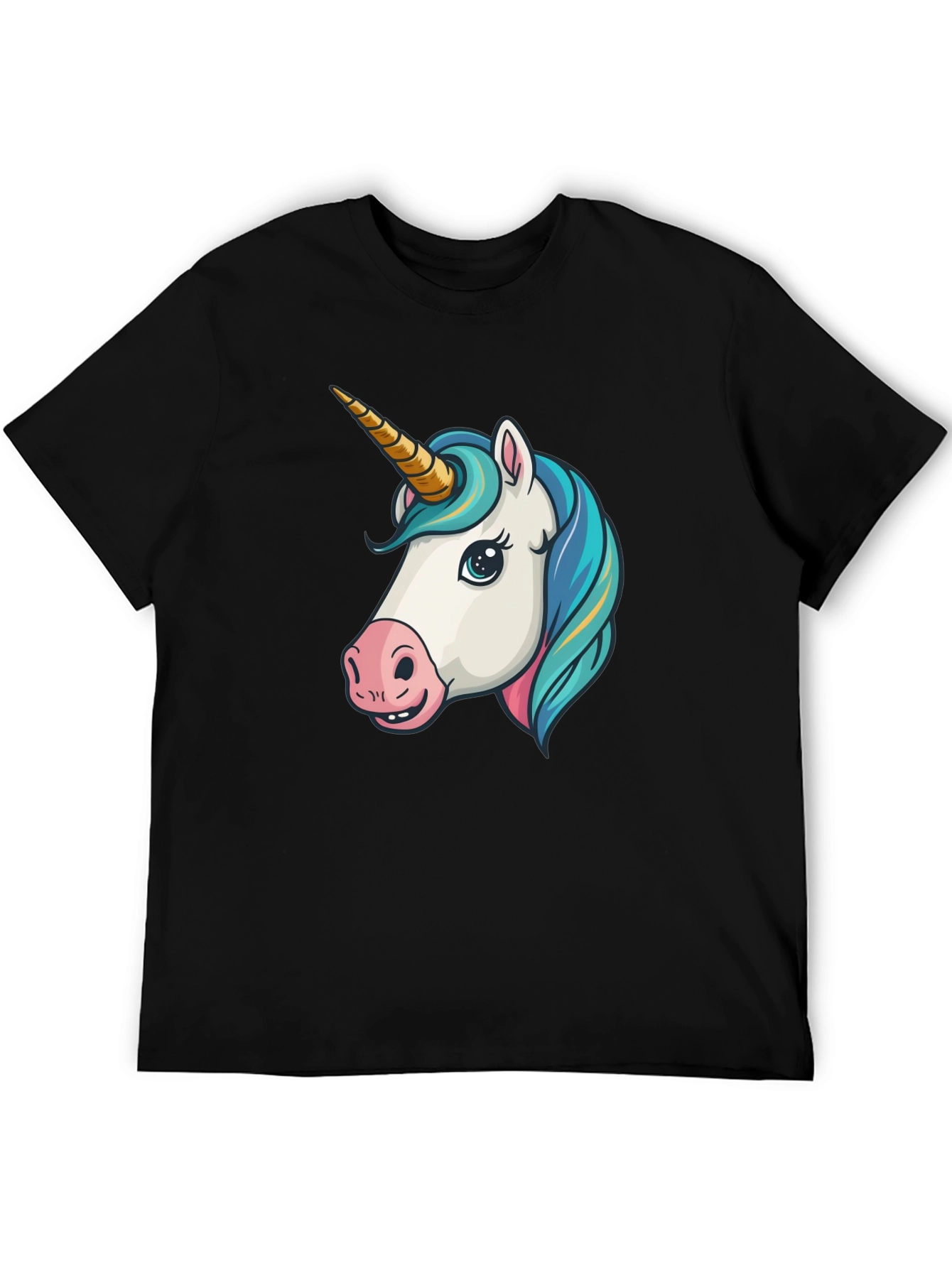 Unicorn Graphic Tee - Black