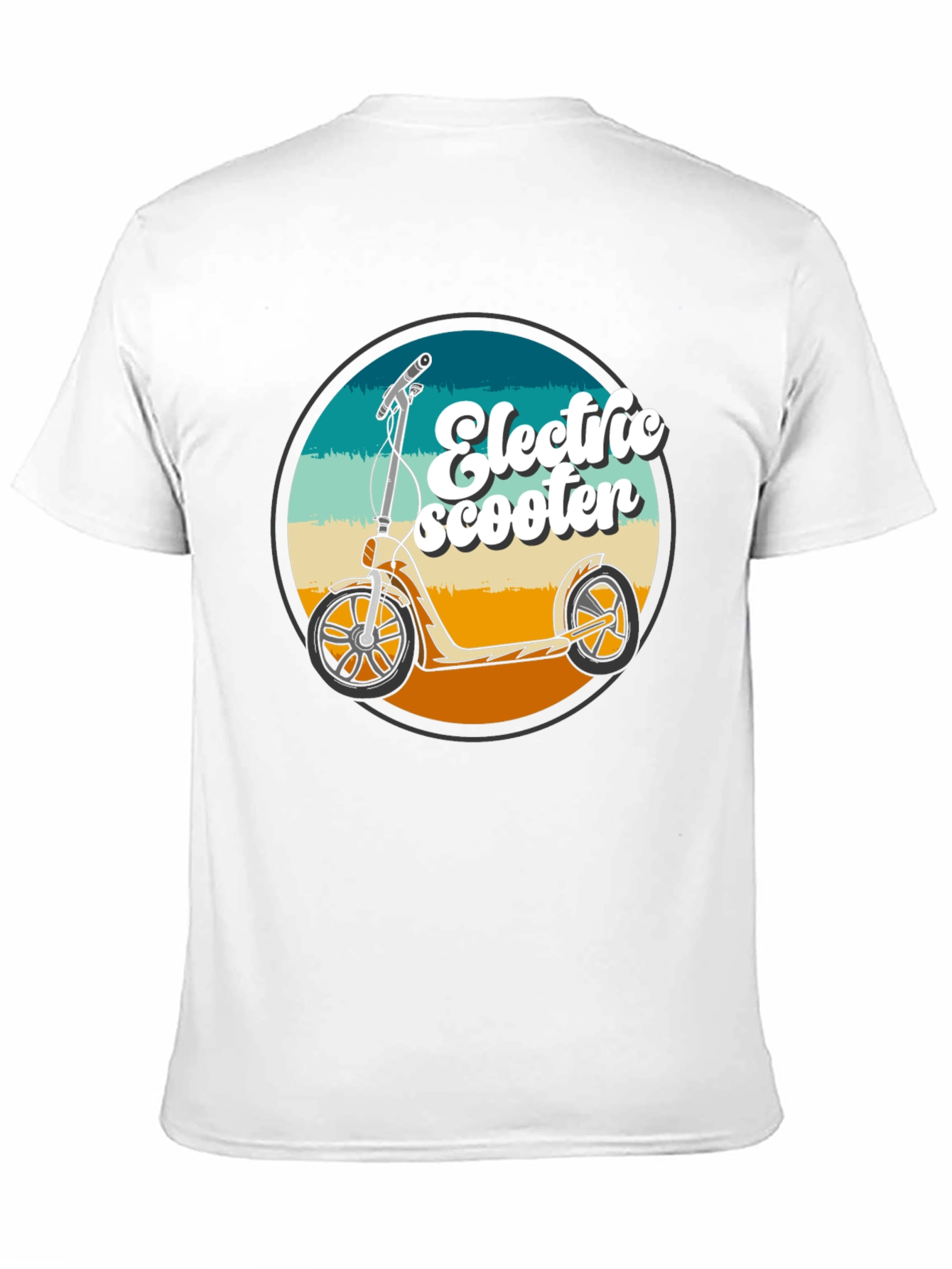 Electric Scooter Retro Style T-Shirt