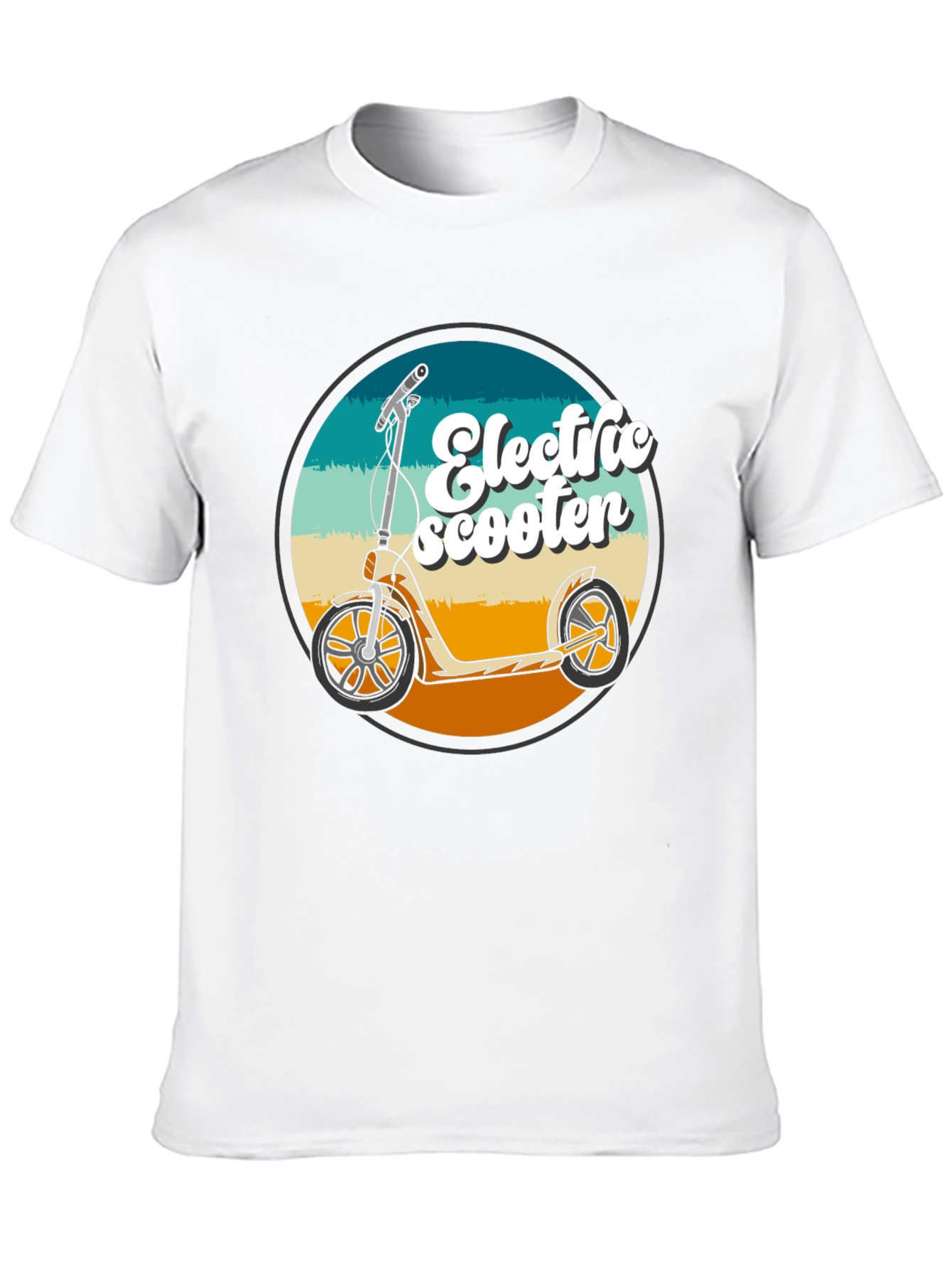 Electric Scooter Retro Style T-Shirt