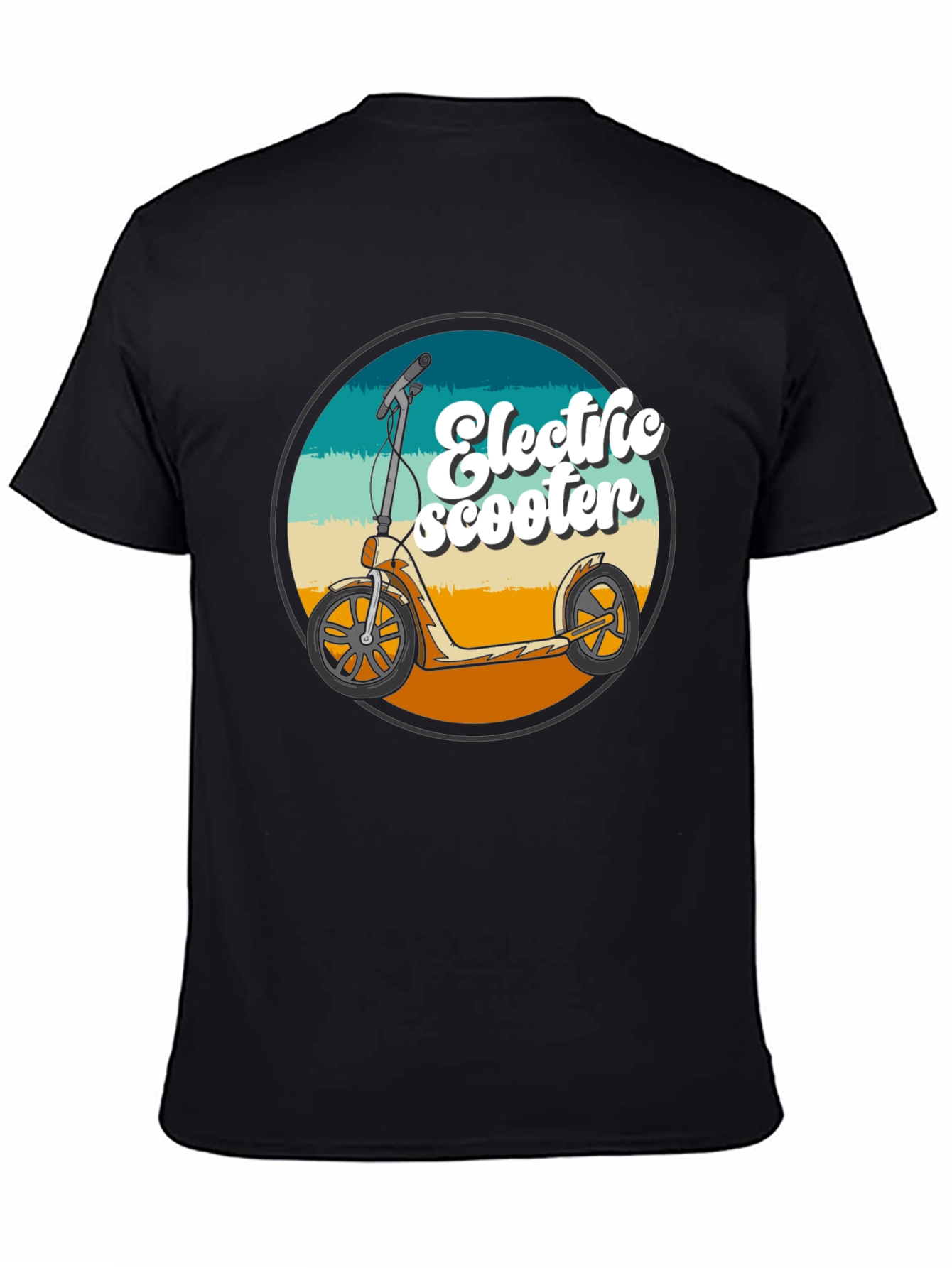 Electric Scooter Retro Style T-Shirt
