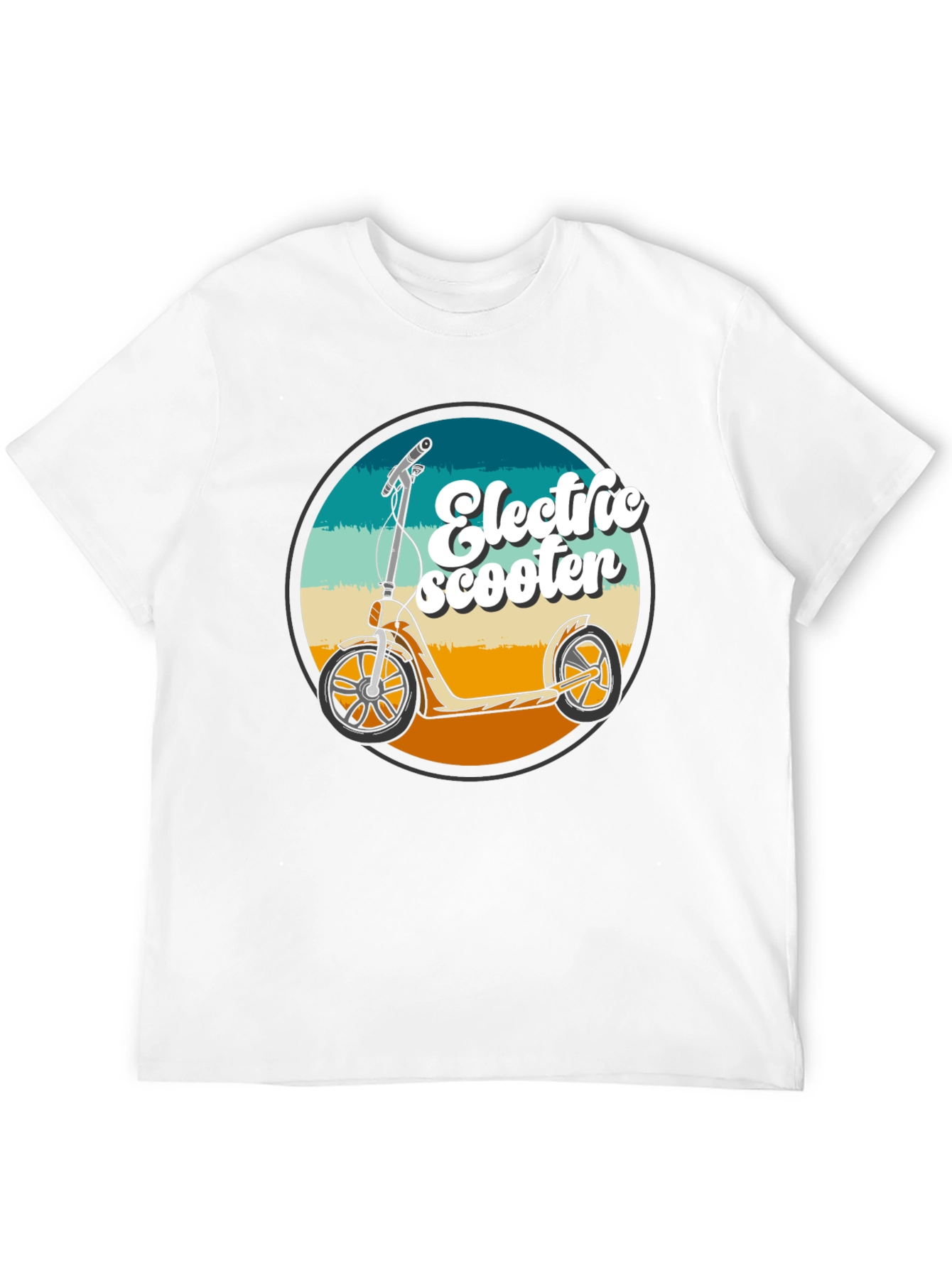 Electric Scooter Retro Style T-Shirt