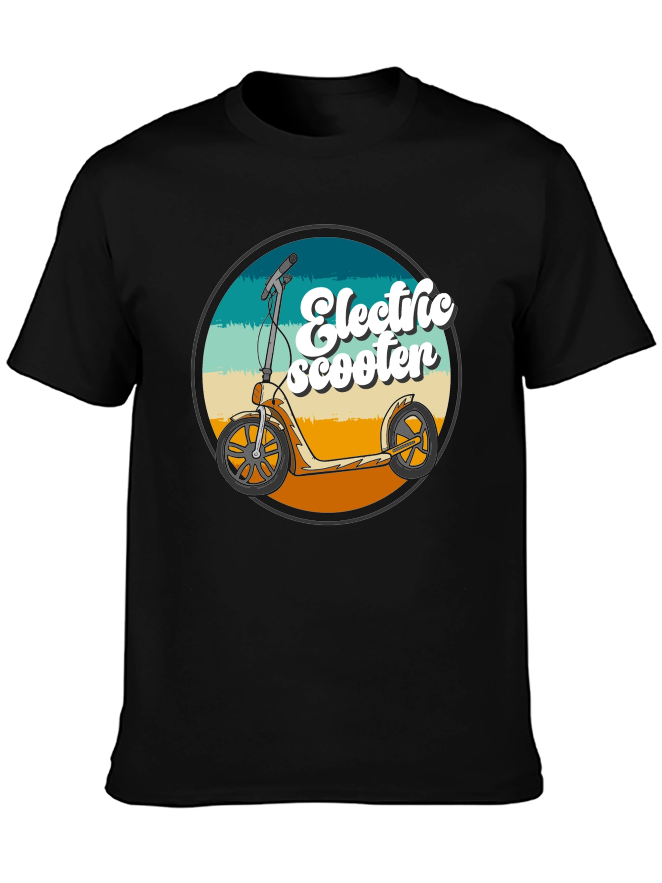 Electric Scooter Retro Style T-Shirt