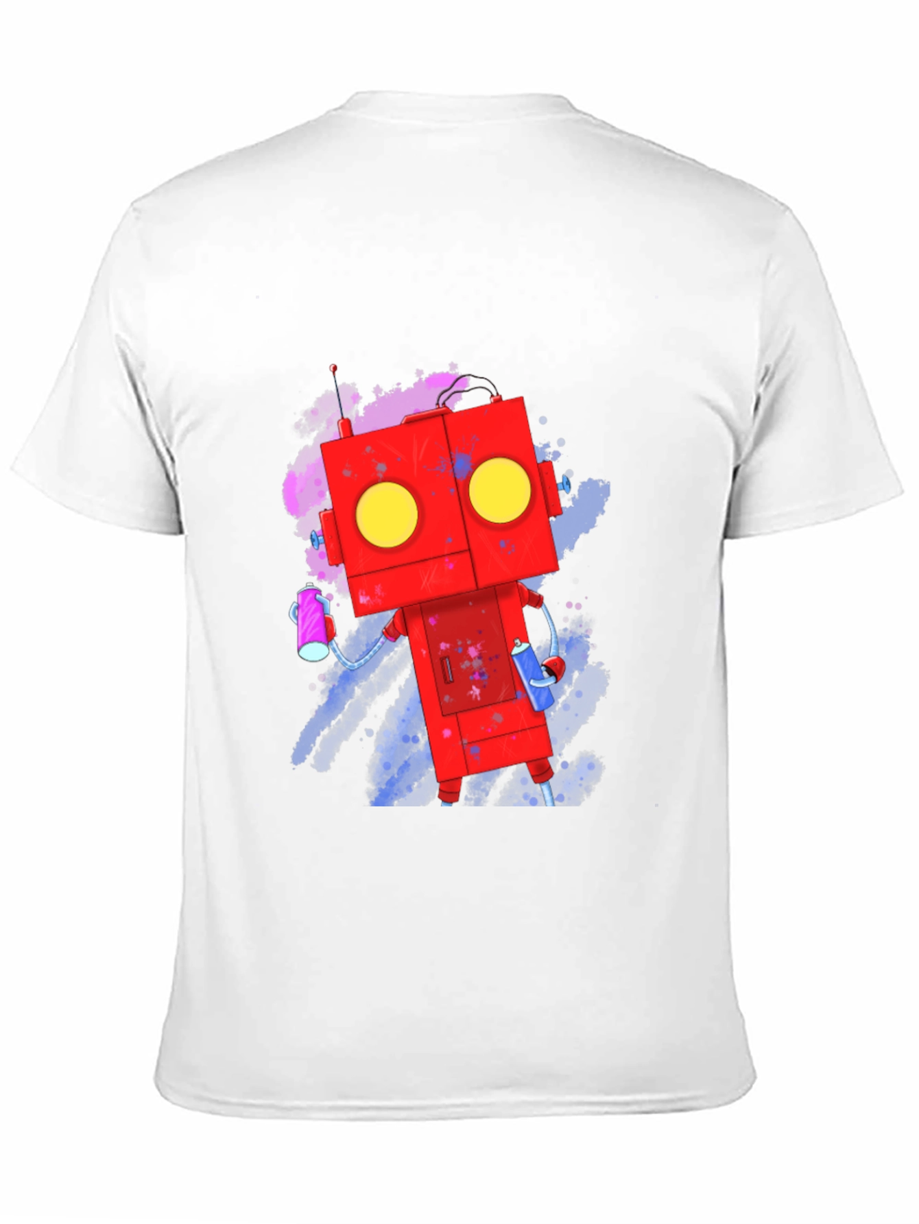 Robot Graffiti Artist T-Shirt
